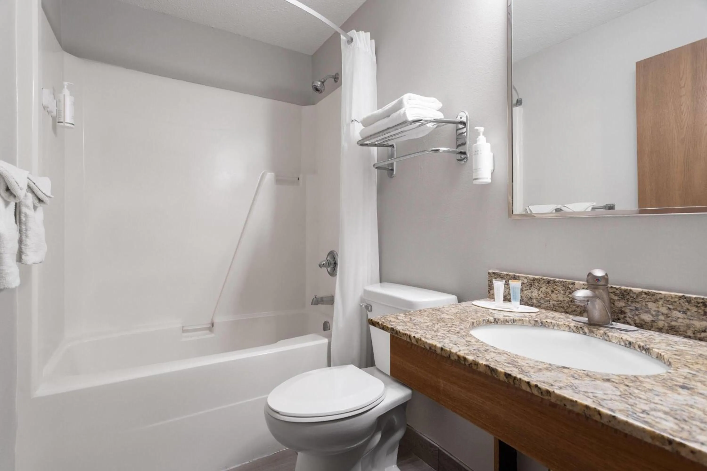 Bathroom in Days Inn by Wyndham Austin