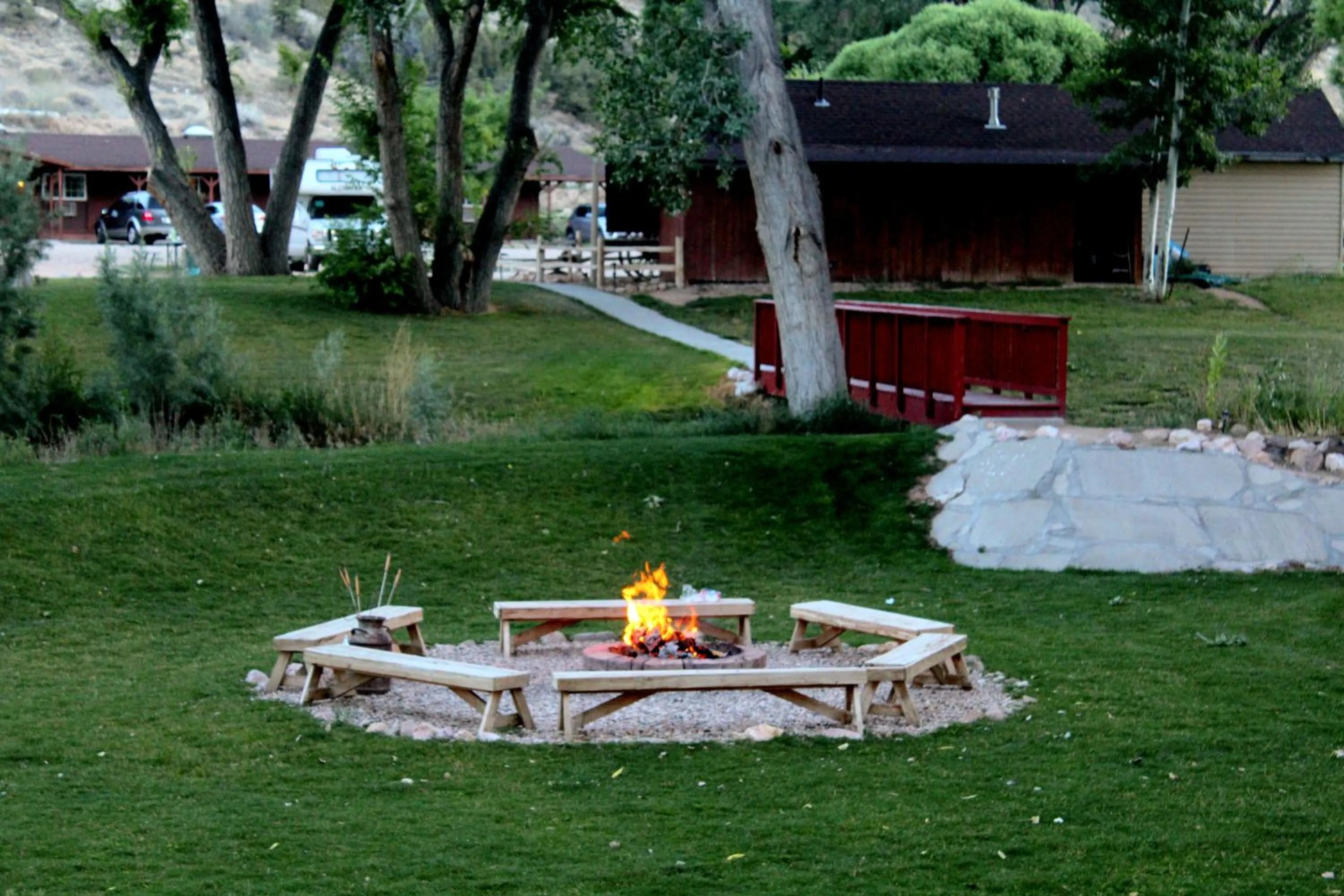 Dining area in Bryce Pioneer Village