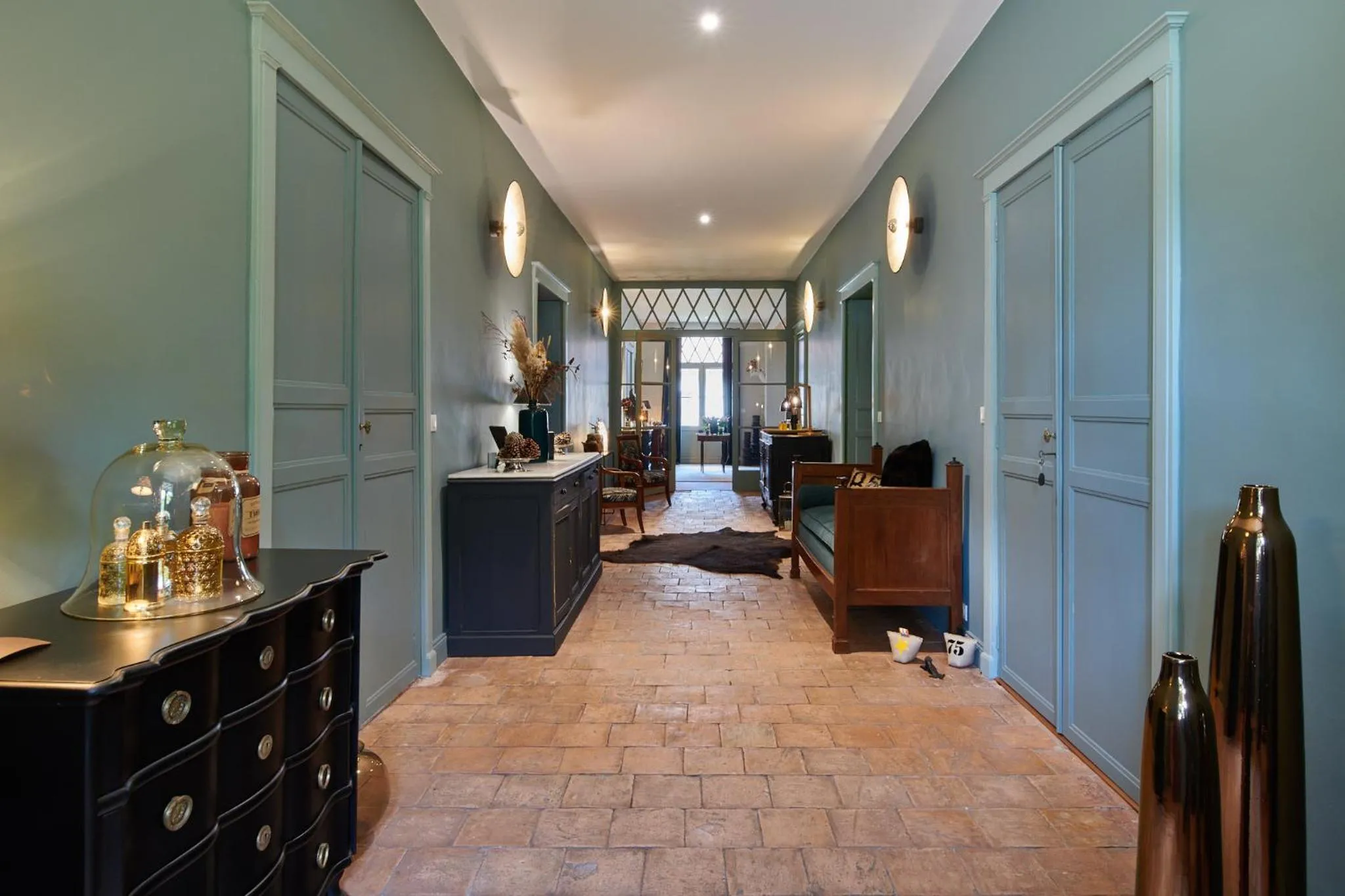Lobby or reception in BEL AIR MAISON D'HOTES DES LANDES