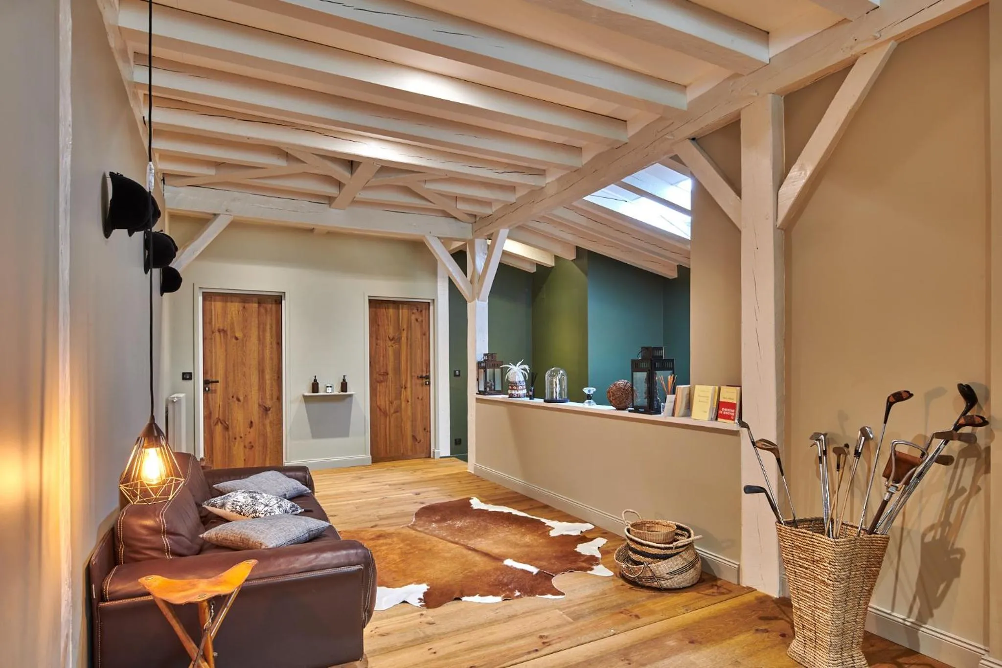 Lobby or reception in BEL AIR MAISON D'HOTES DES LANDES