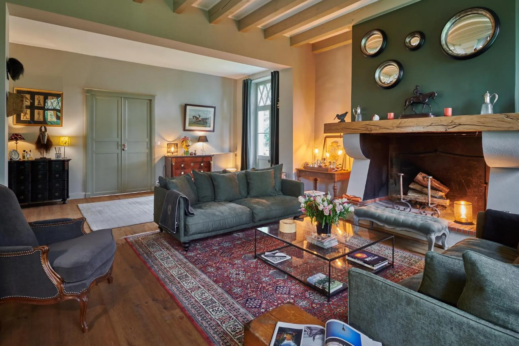 Living room in BEL AIR MAISON D'HOTES DES LANDES