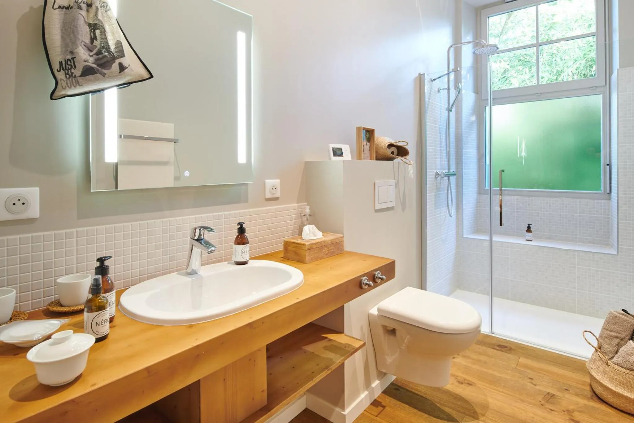 Shower in BEL AIR MAISON D'HOTES DES LANDES