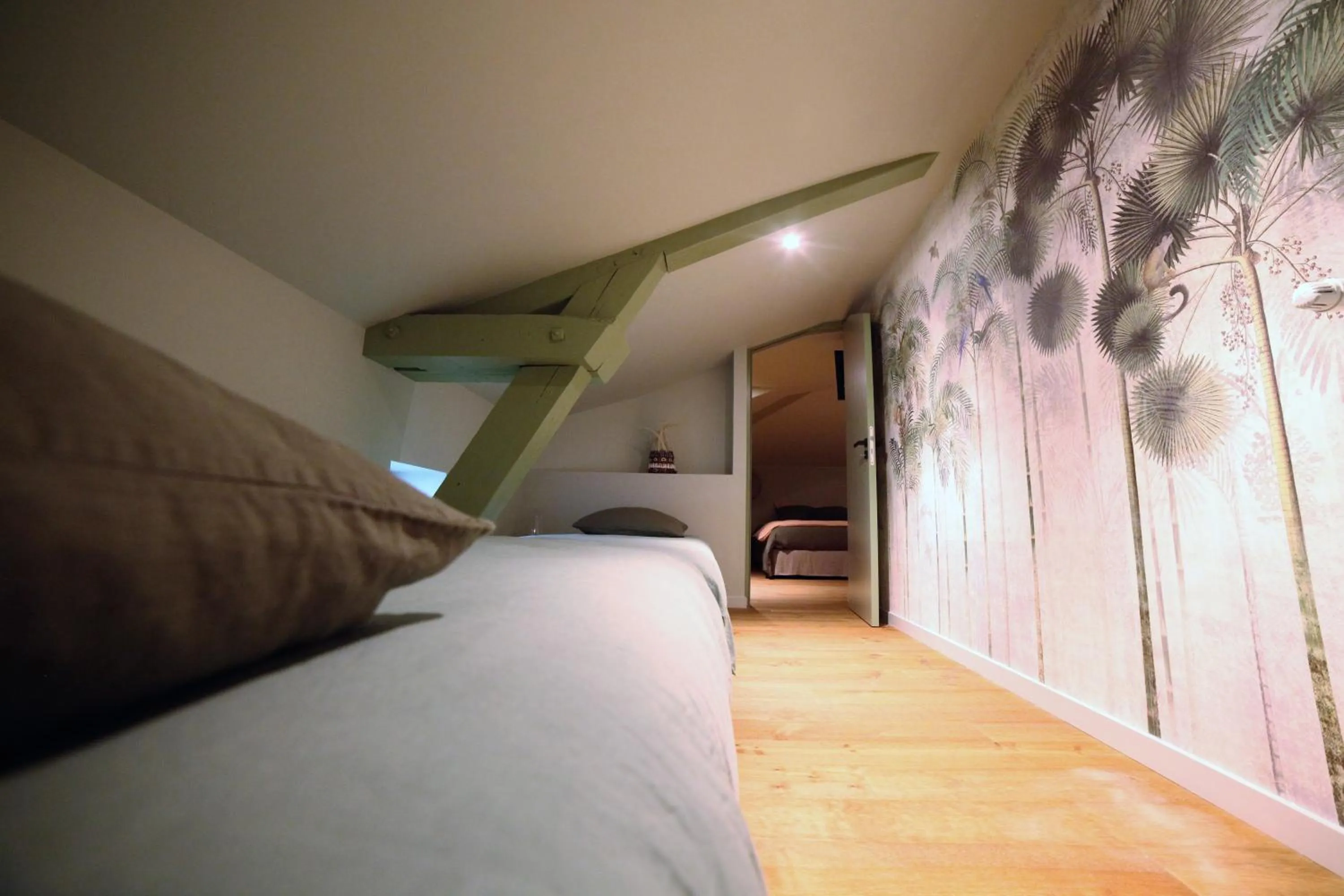 Bedroom, Bed in BEL AIR MAISON D'HOTES DES LANDES