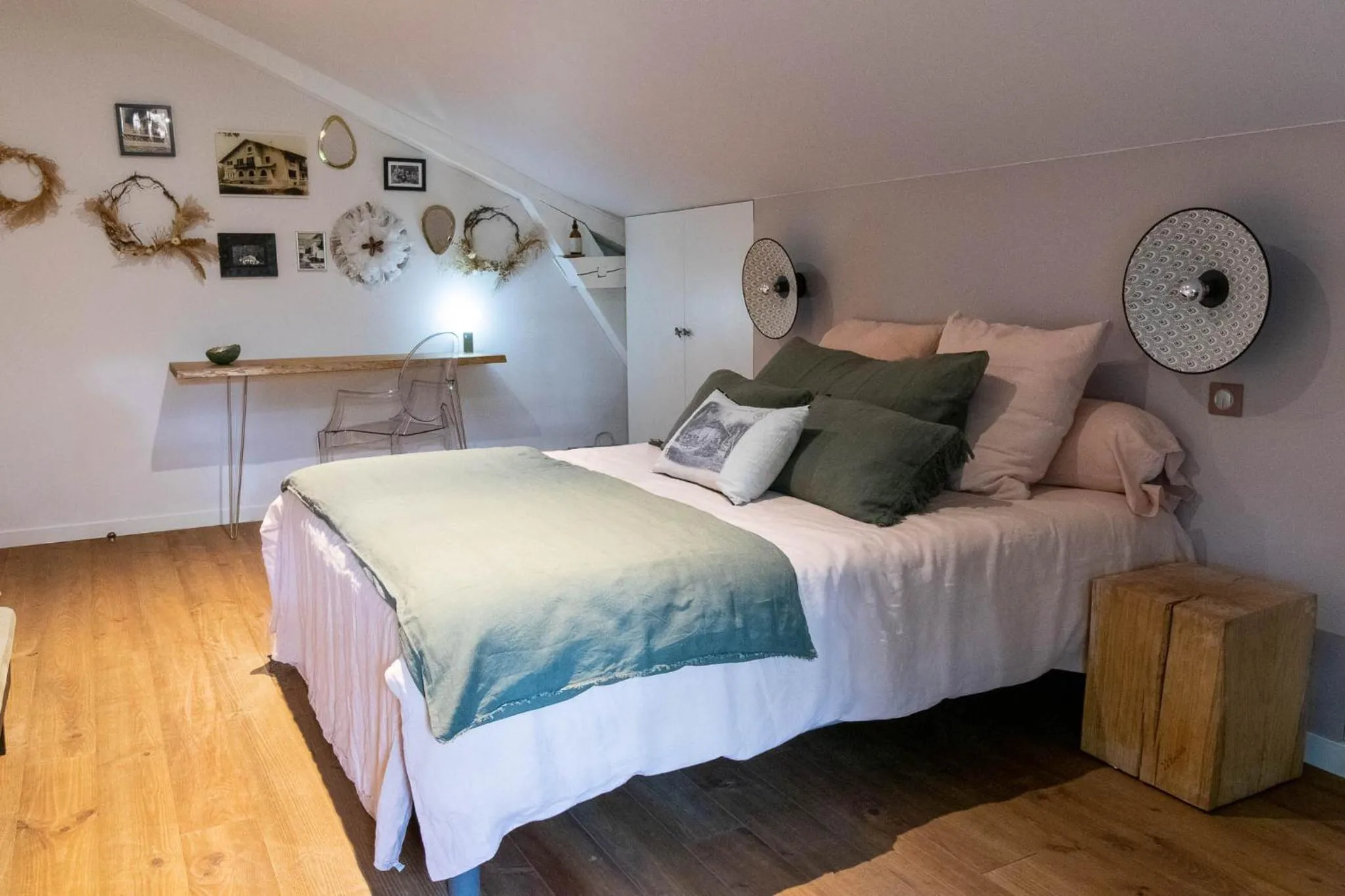 Bedroom, Bed in BEL AIR MAISON D'HOTES DES LANDES