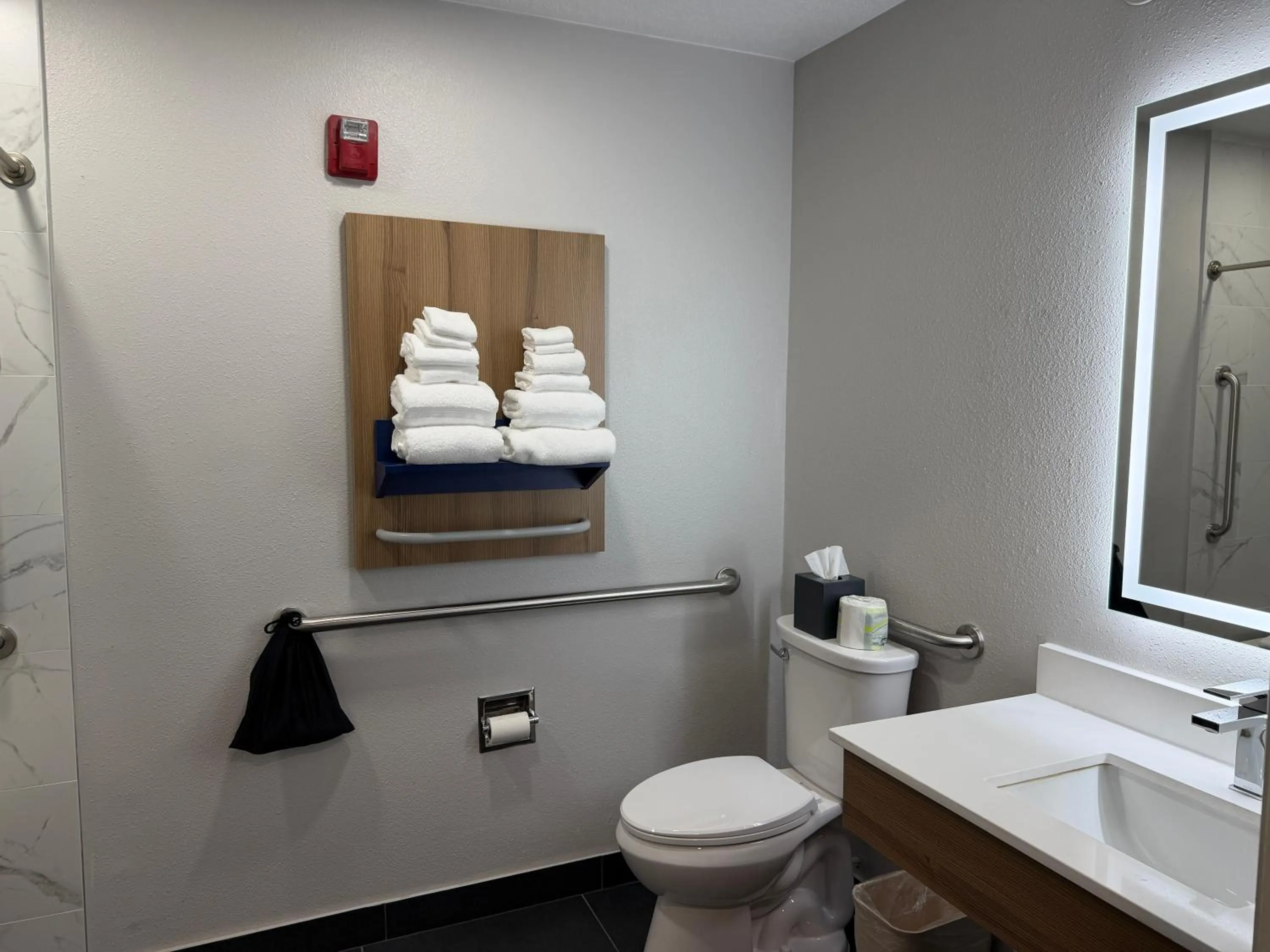 Bathroom in Microtel Inn & Suites by Wyndham Culpeper