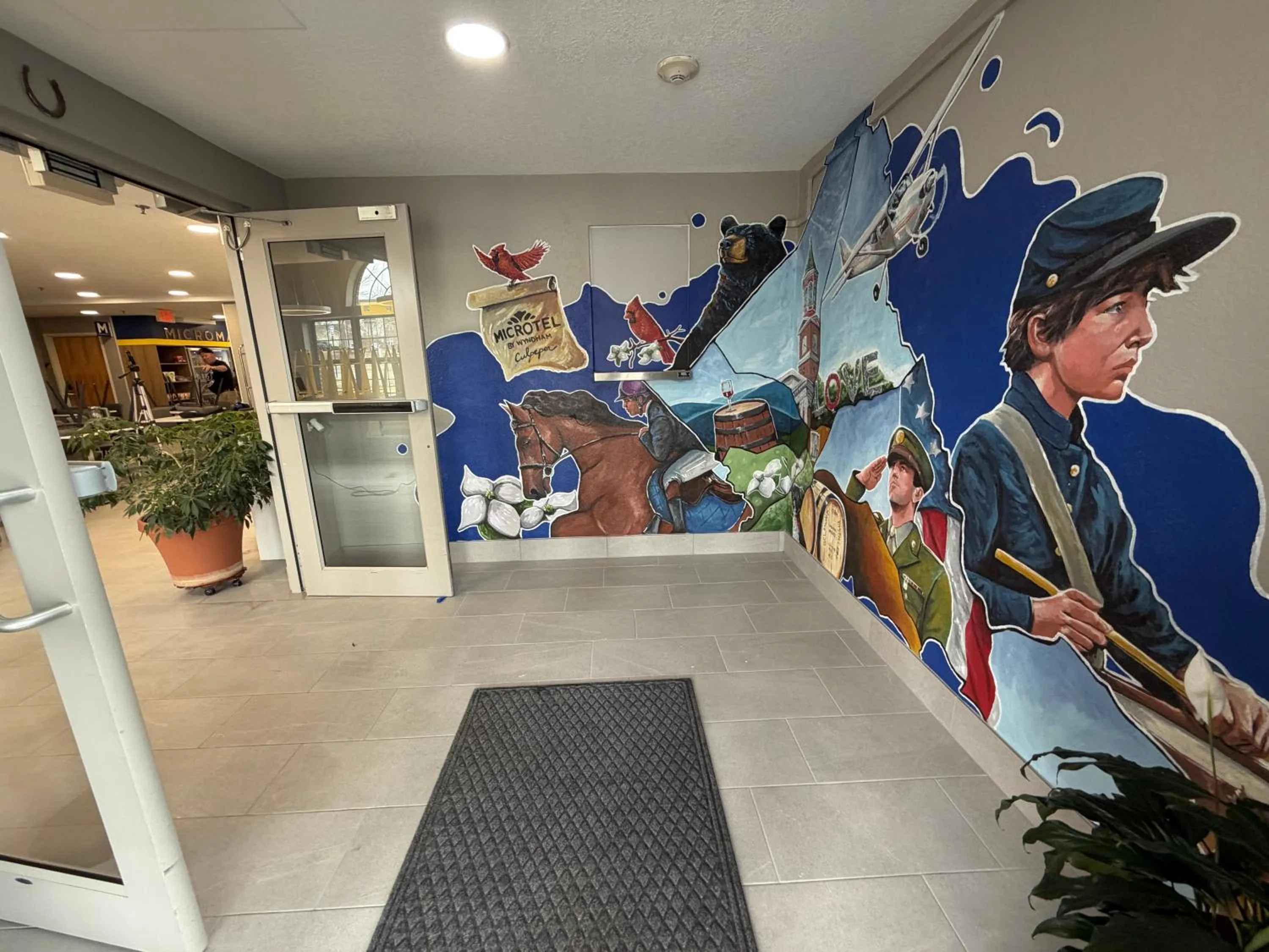 Lobby or reception in Microtel Inn & Suites by Wyndham Culpeper