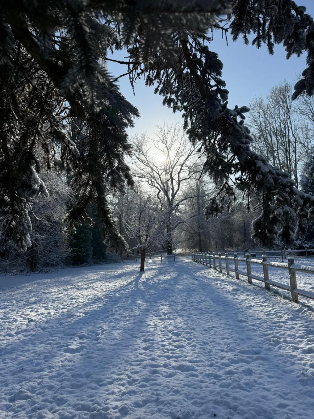 Natural landscape in Le Moulin Bleu