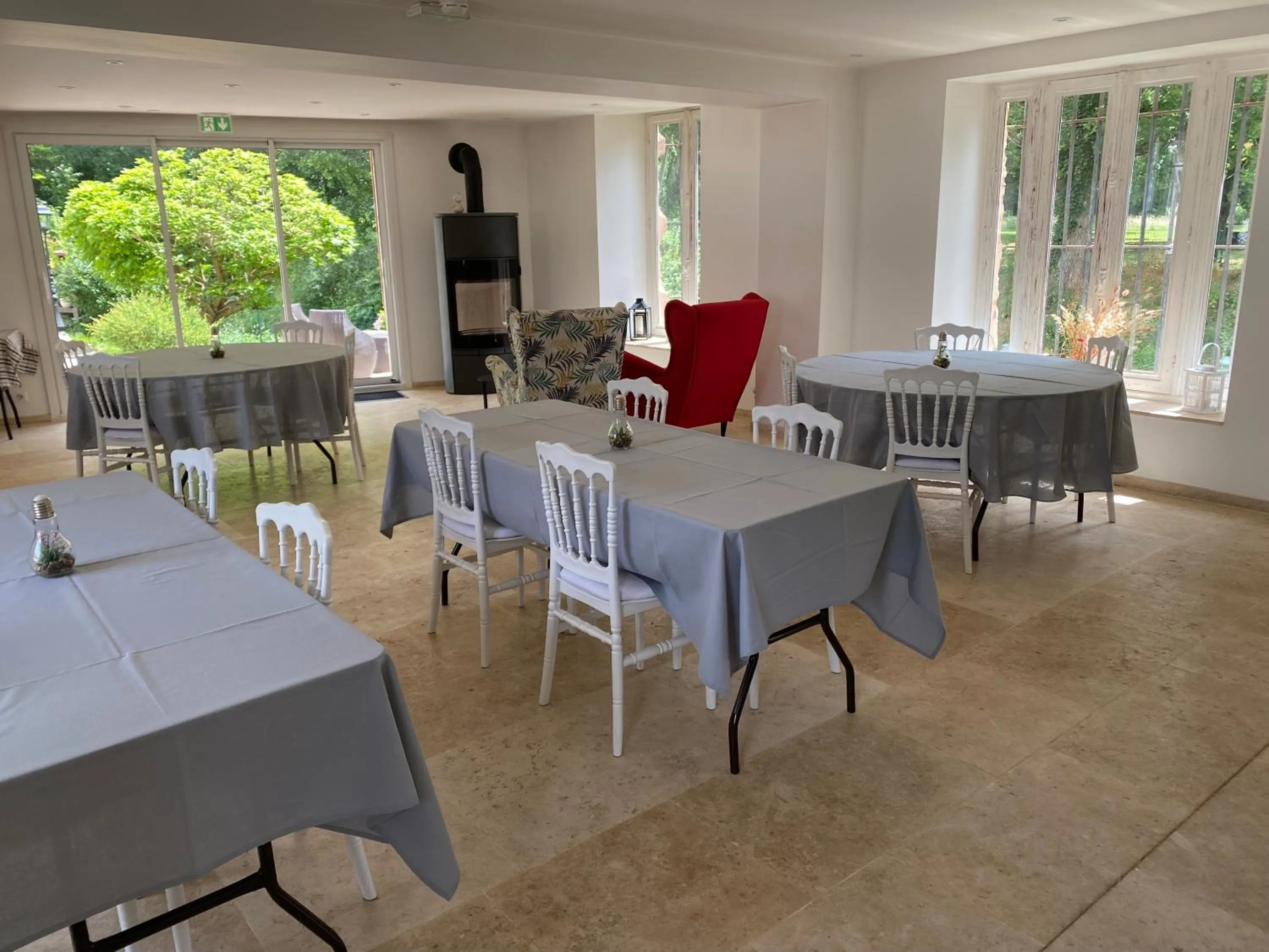 Living room in Le Moulin Bleu