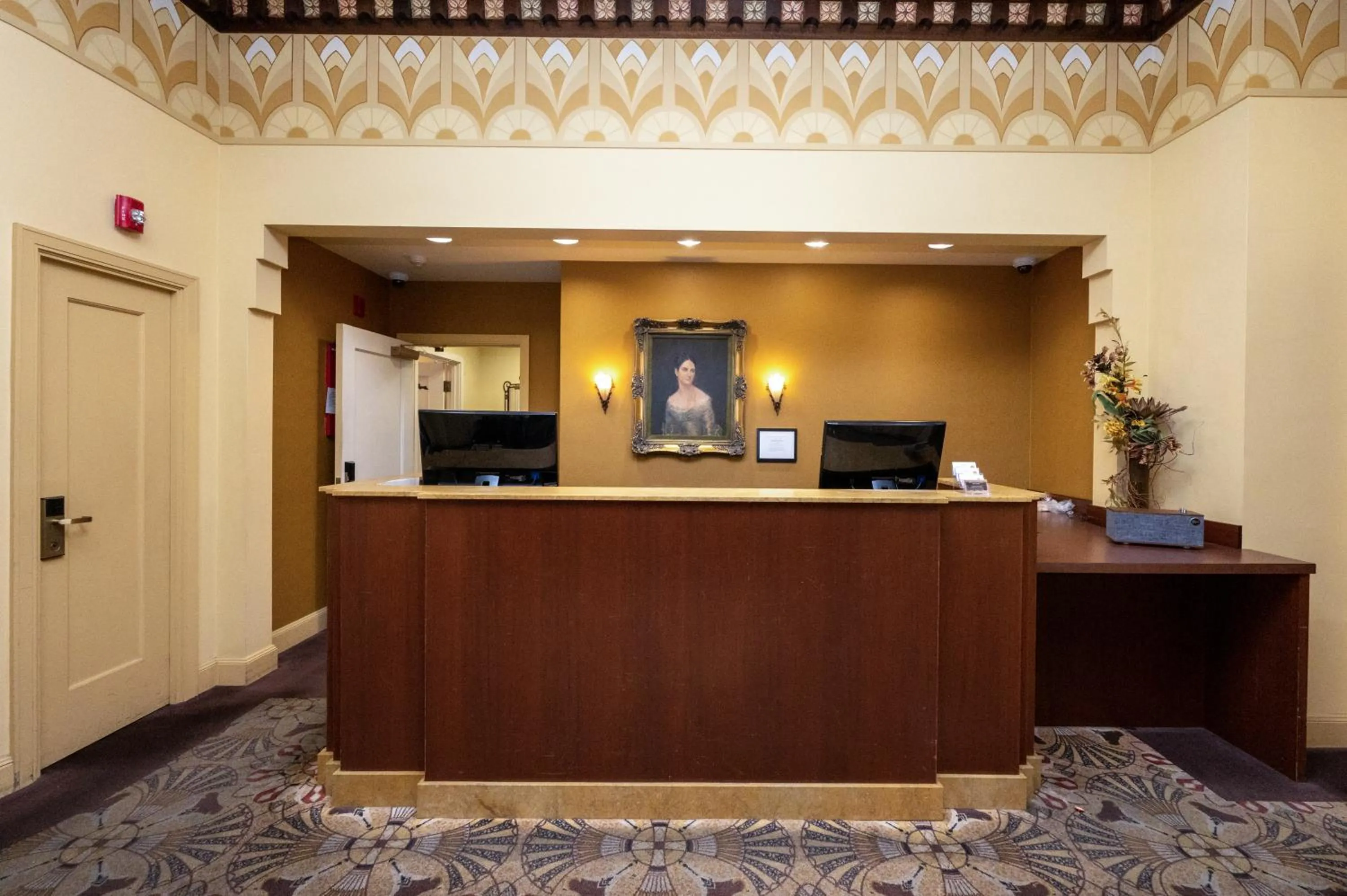 Lobby or reception in The Baroness Hotel