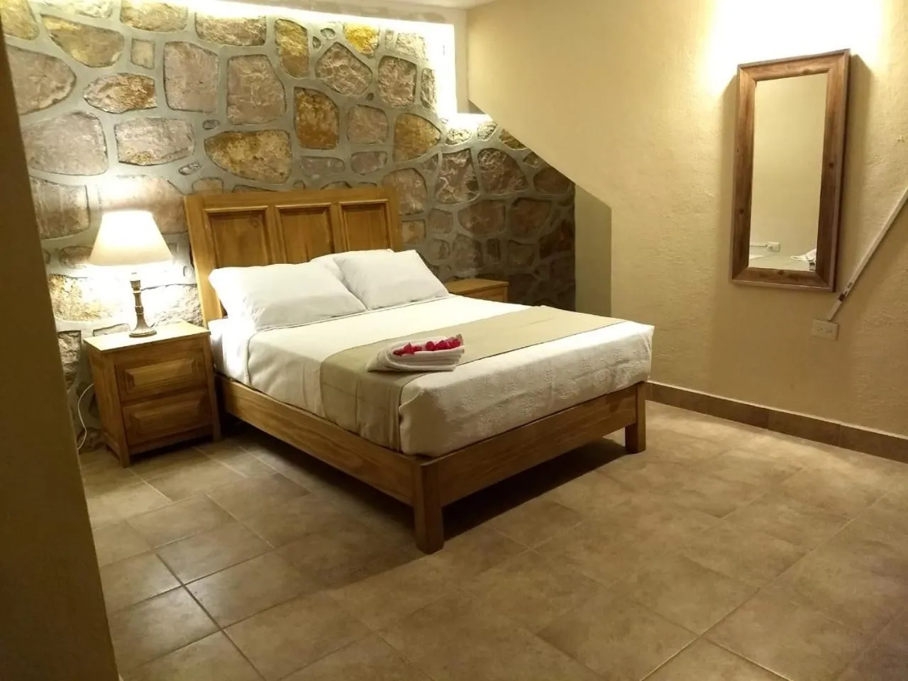 Bed in Hotel Jardín Cantador