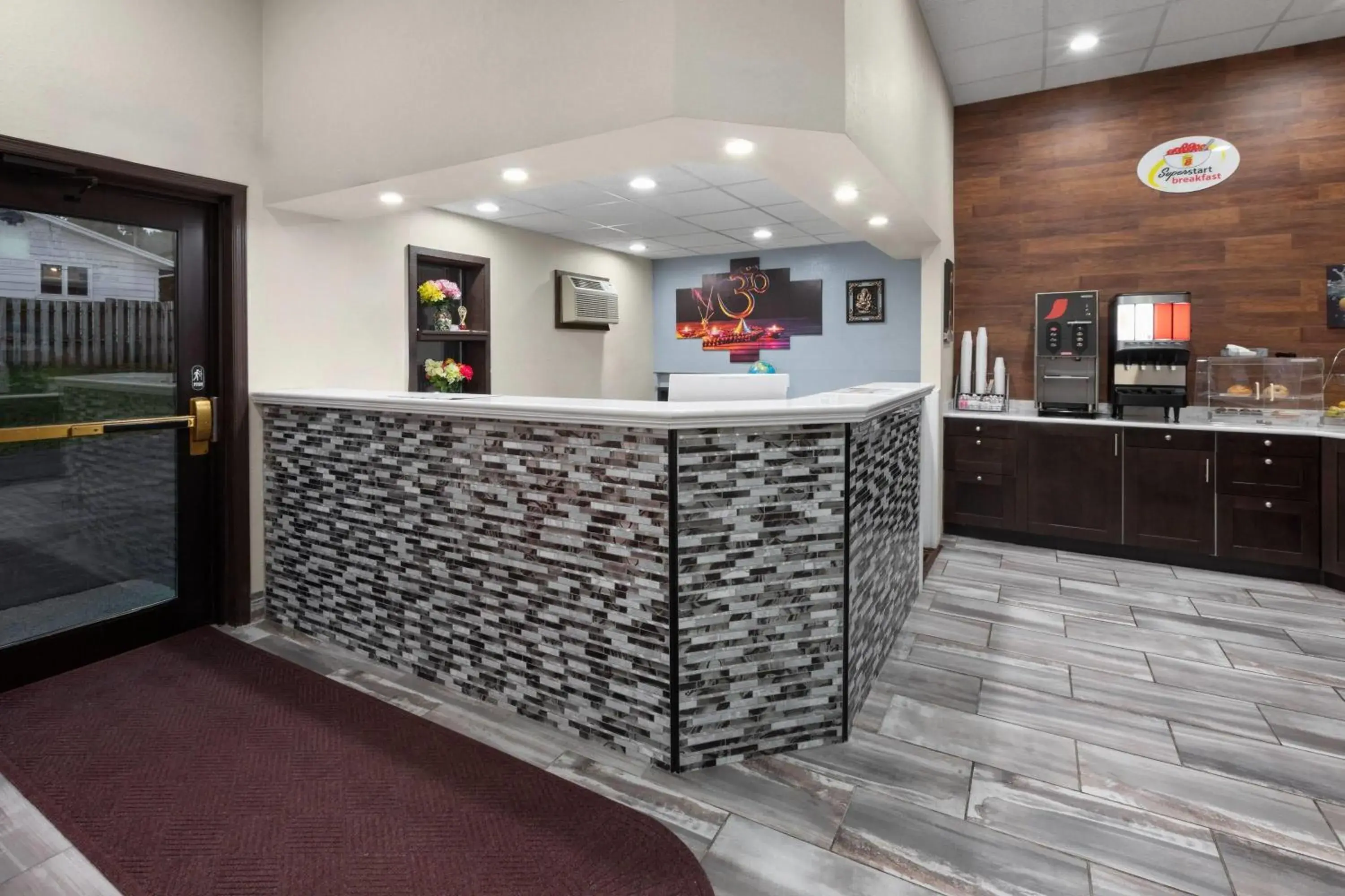 Lobby or reception in Super 8 by Wyndham Winona MN Lobby or reception in Super 8 by Wyndham Winona MN