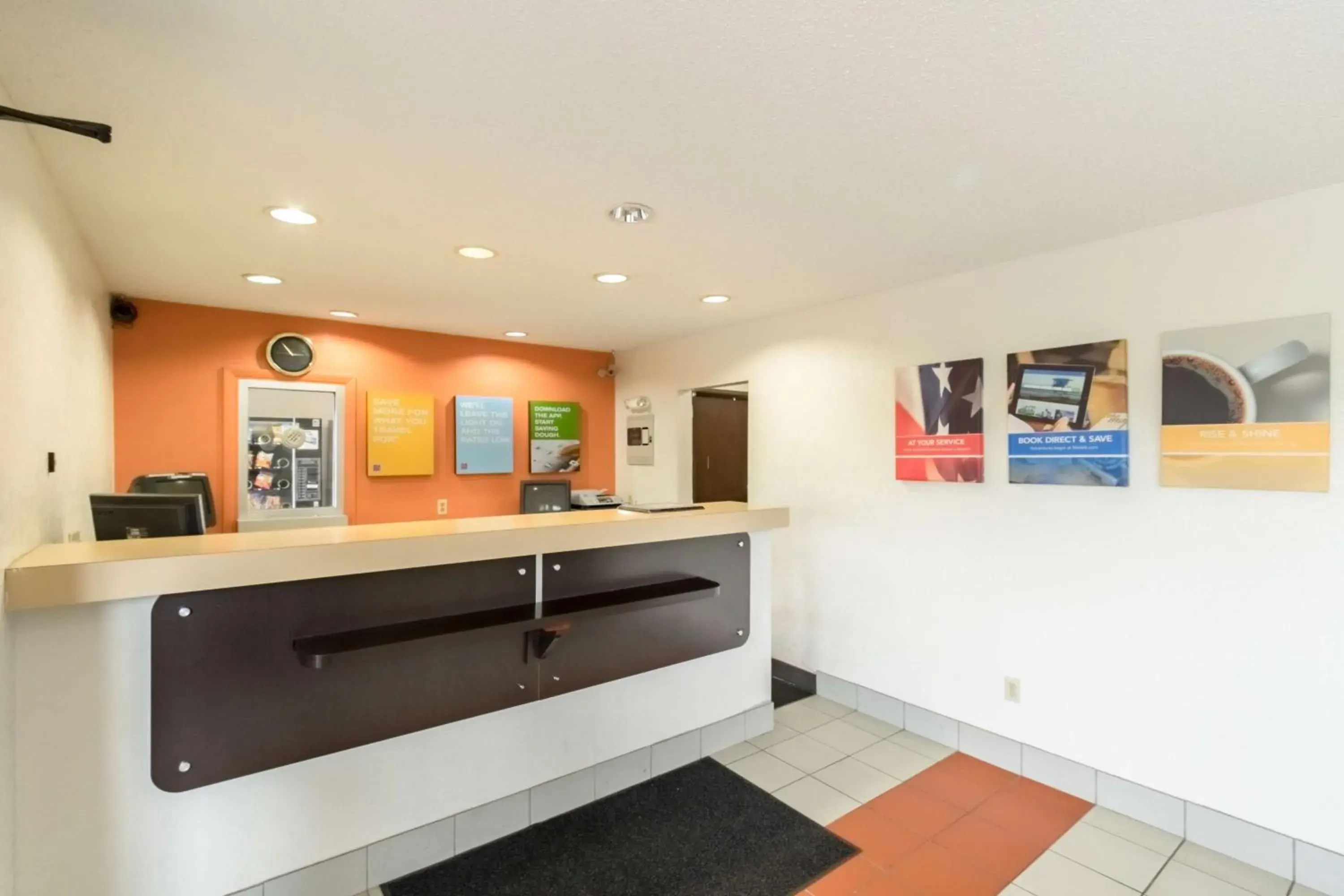 Lobby or reception in Motel 6-Crawfordsville, IN Lobby or reception in Motel 6-Crawfordsville, IN