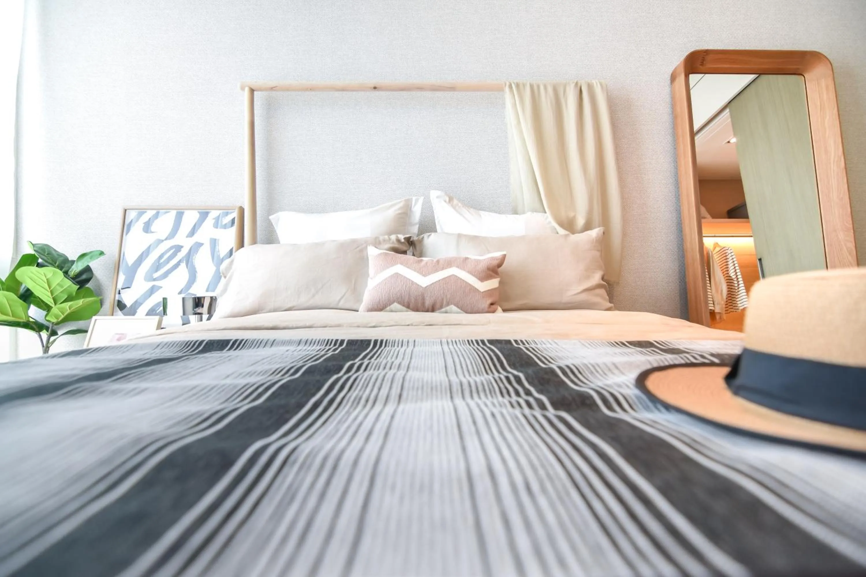 Bed in Pattaya Holiday at Veranda Residence Pattaya