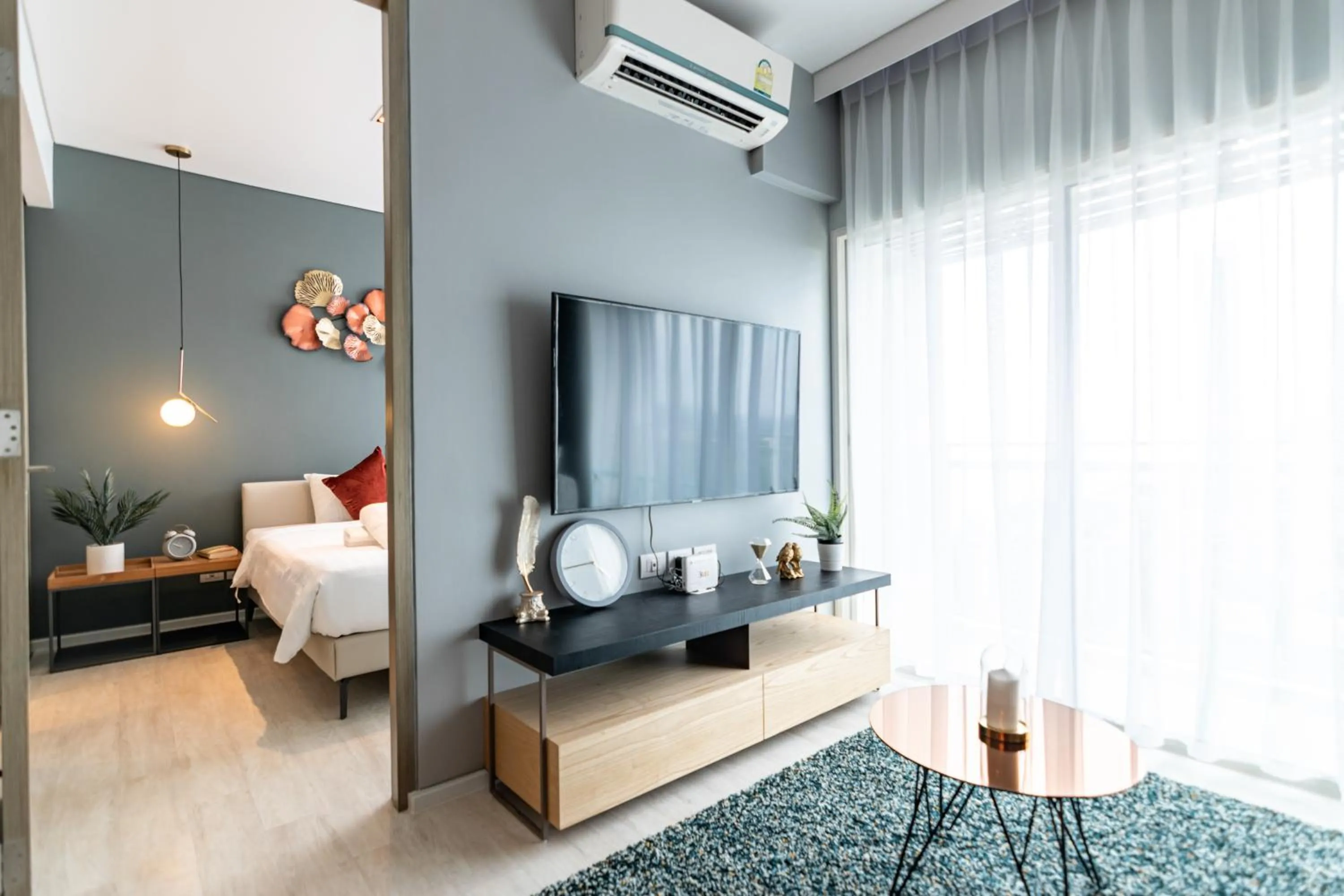 Bed in Pattaya Holiday at Veranda Residence Pattaya