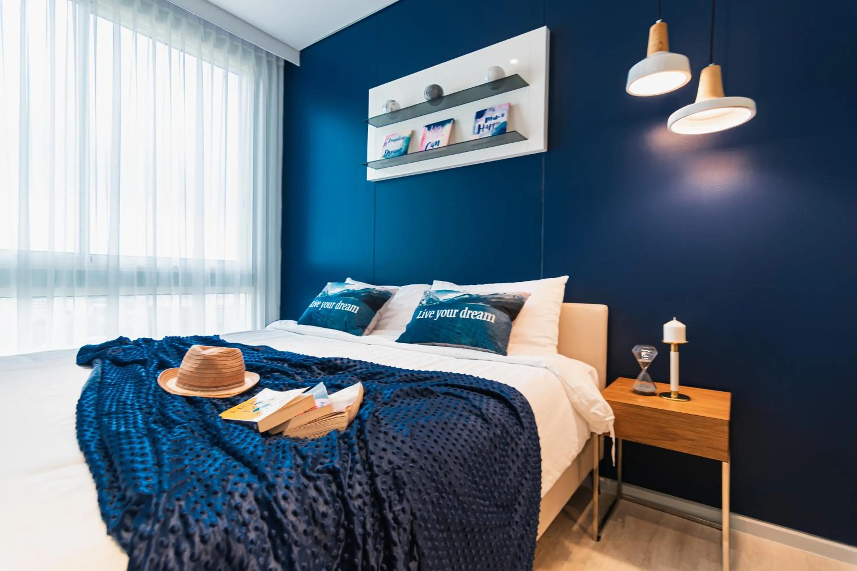 Bed in Pattaya Holiday at Veranda Residence Pattaya