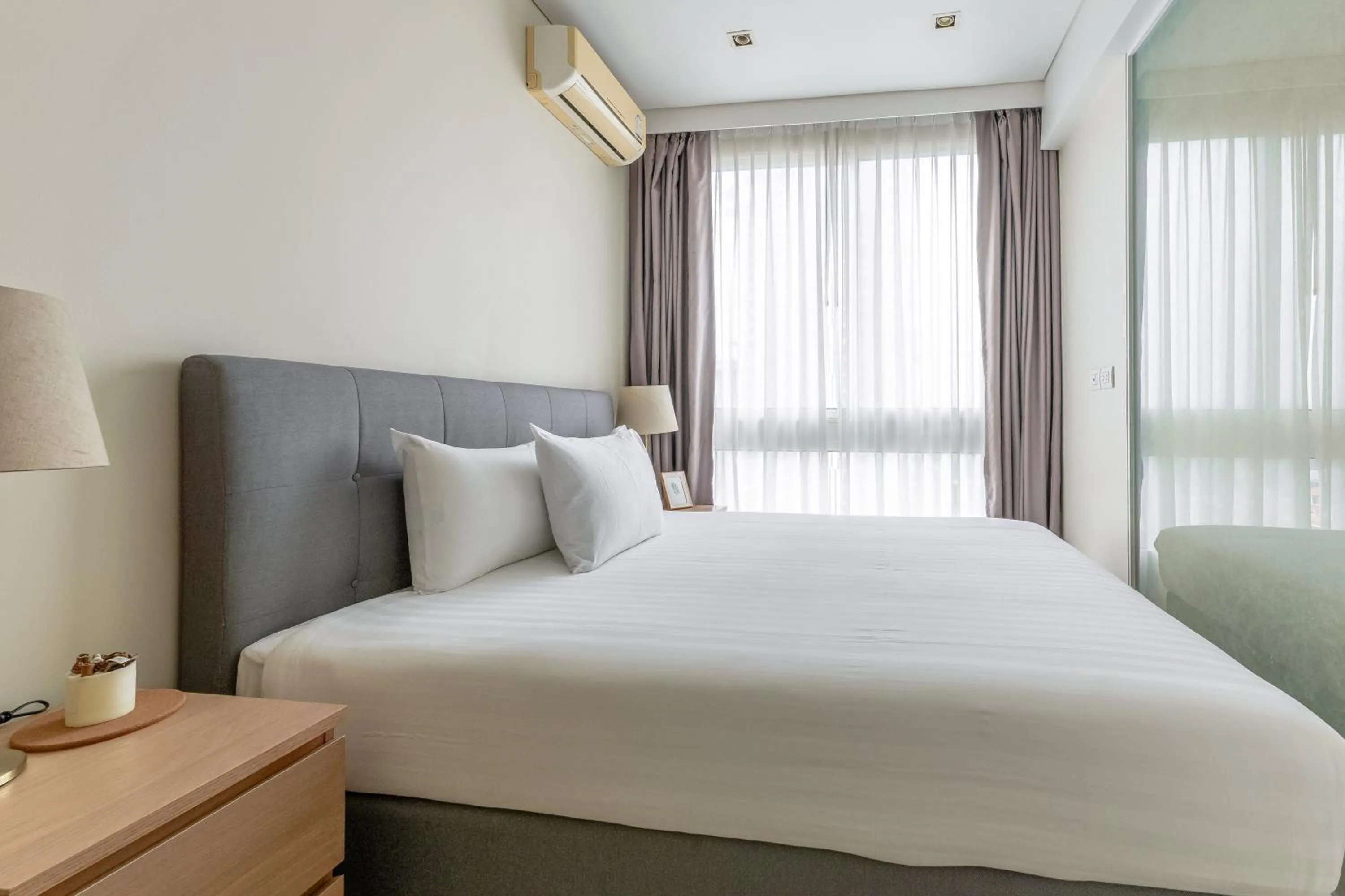 Bed in Pattaya Holiday at Veranda Residence Pattaya