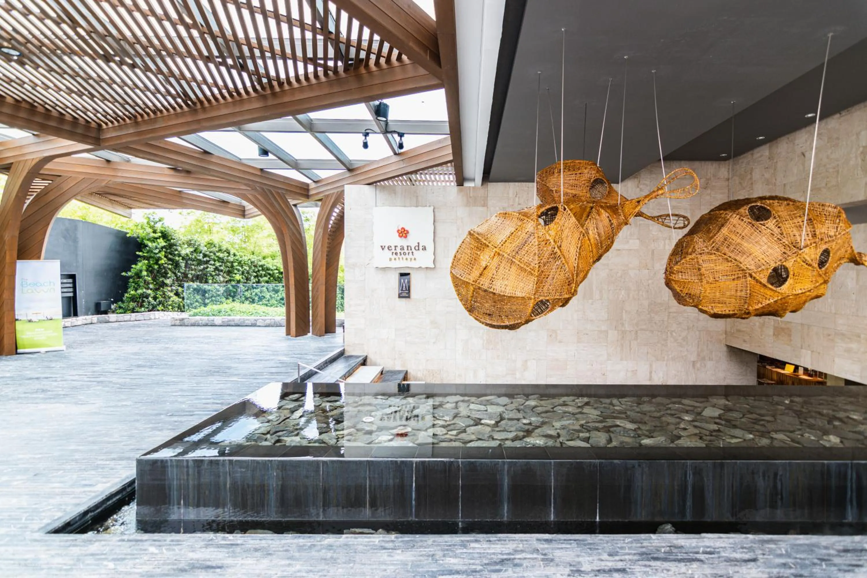 Patio in Pattaya Holiday at Veranda Residence Pattaya