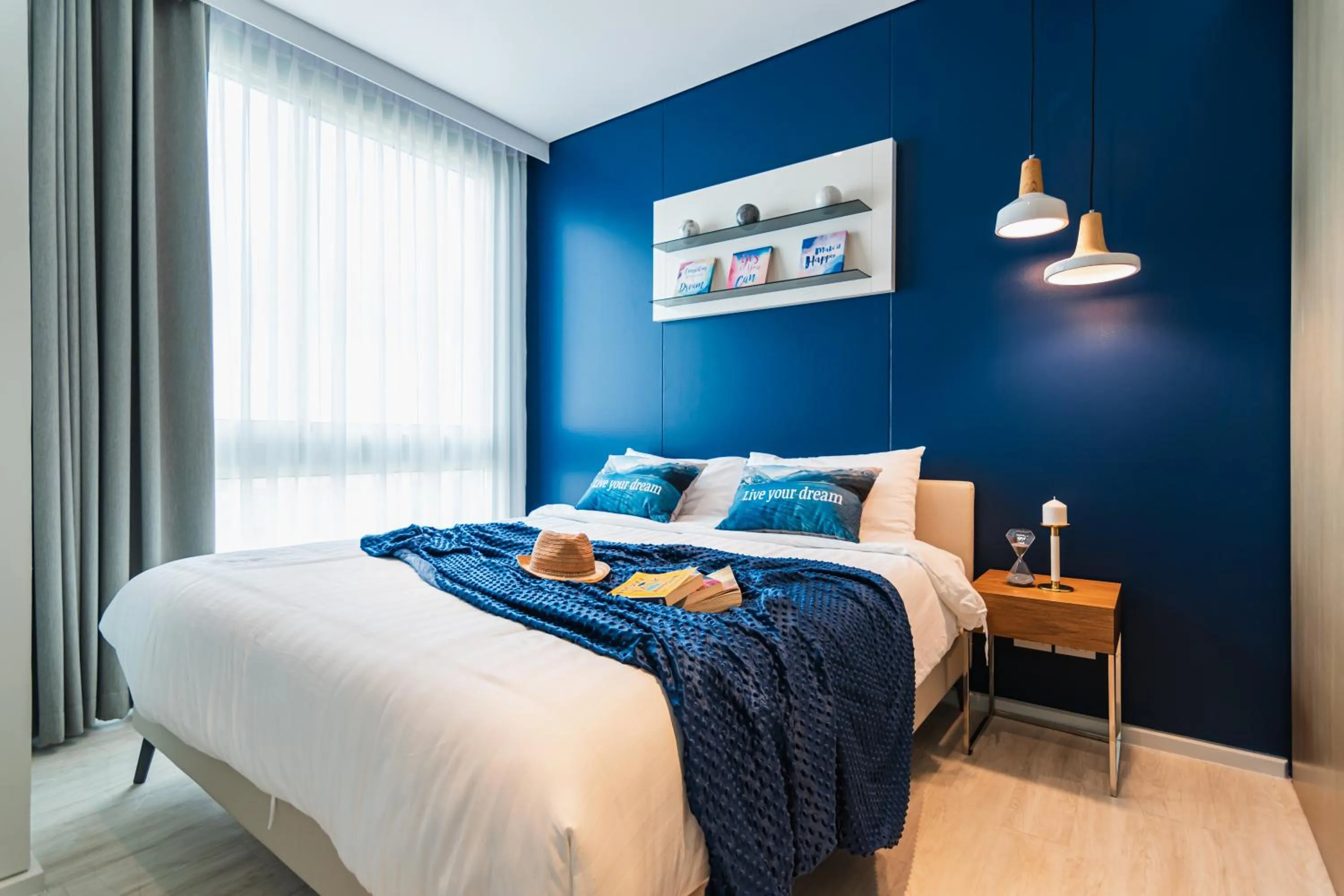 Bed in Pattaya Holiday at Veranda Residence Pattaya