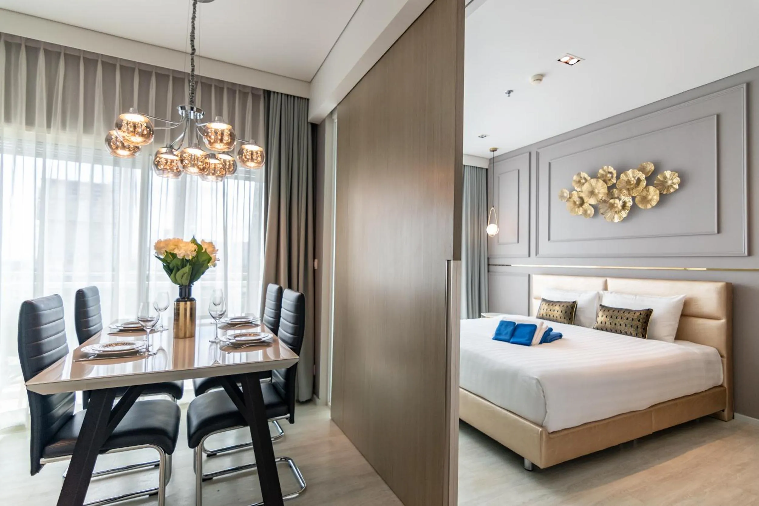 Bed in Pattaya Holiday at Veranda Residence Pattaya