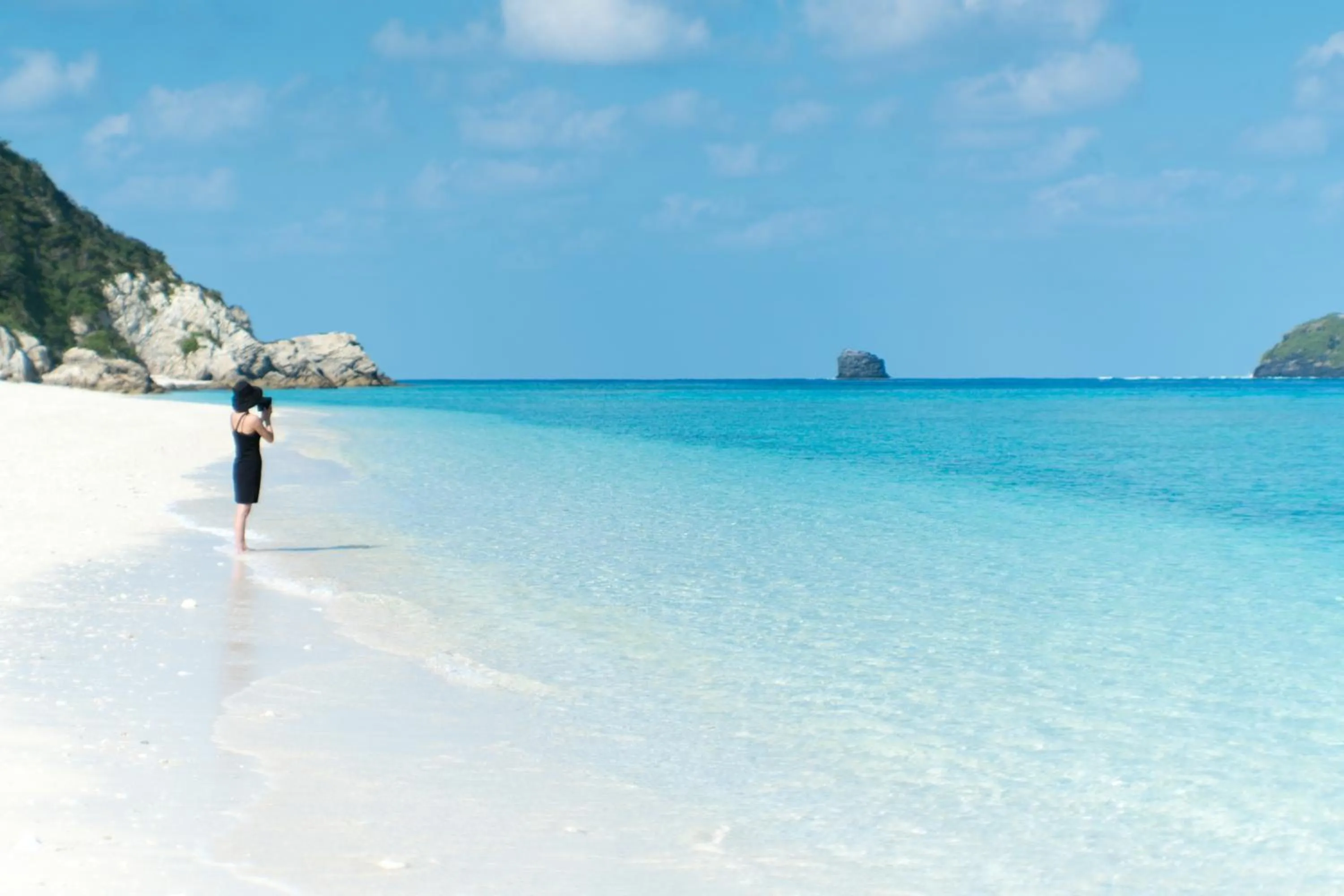 Beach in Blue Suites Hanamuro on the beach