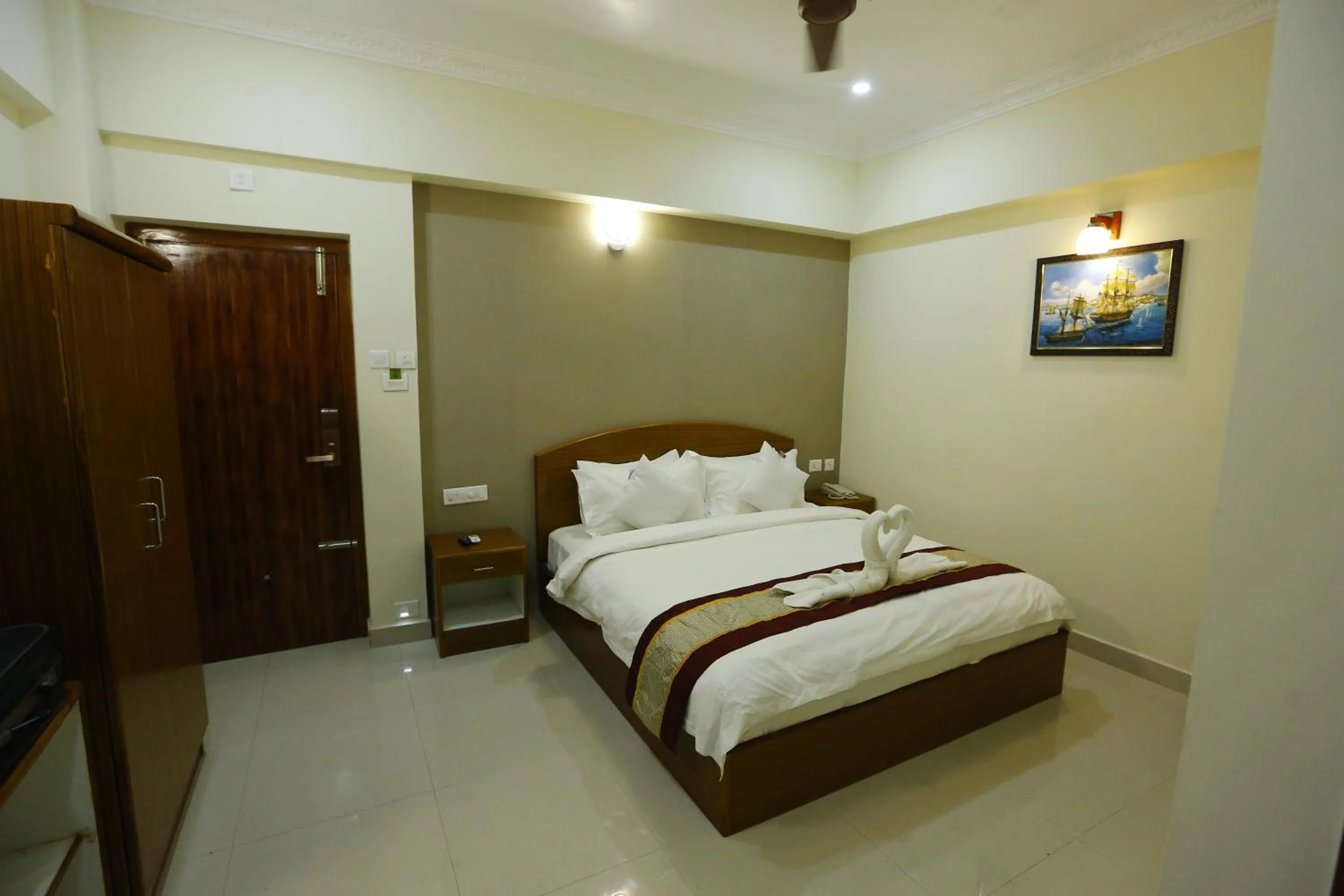 Bed in Nitheesh Residency