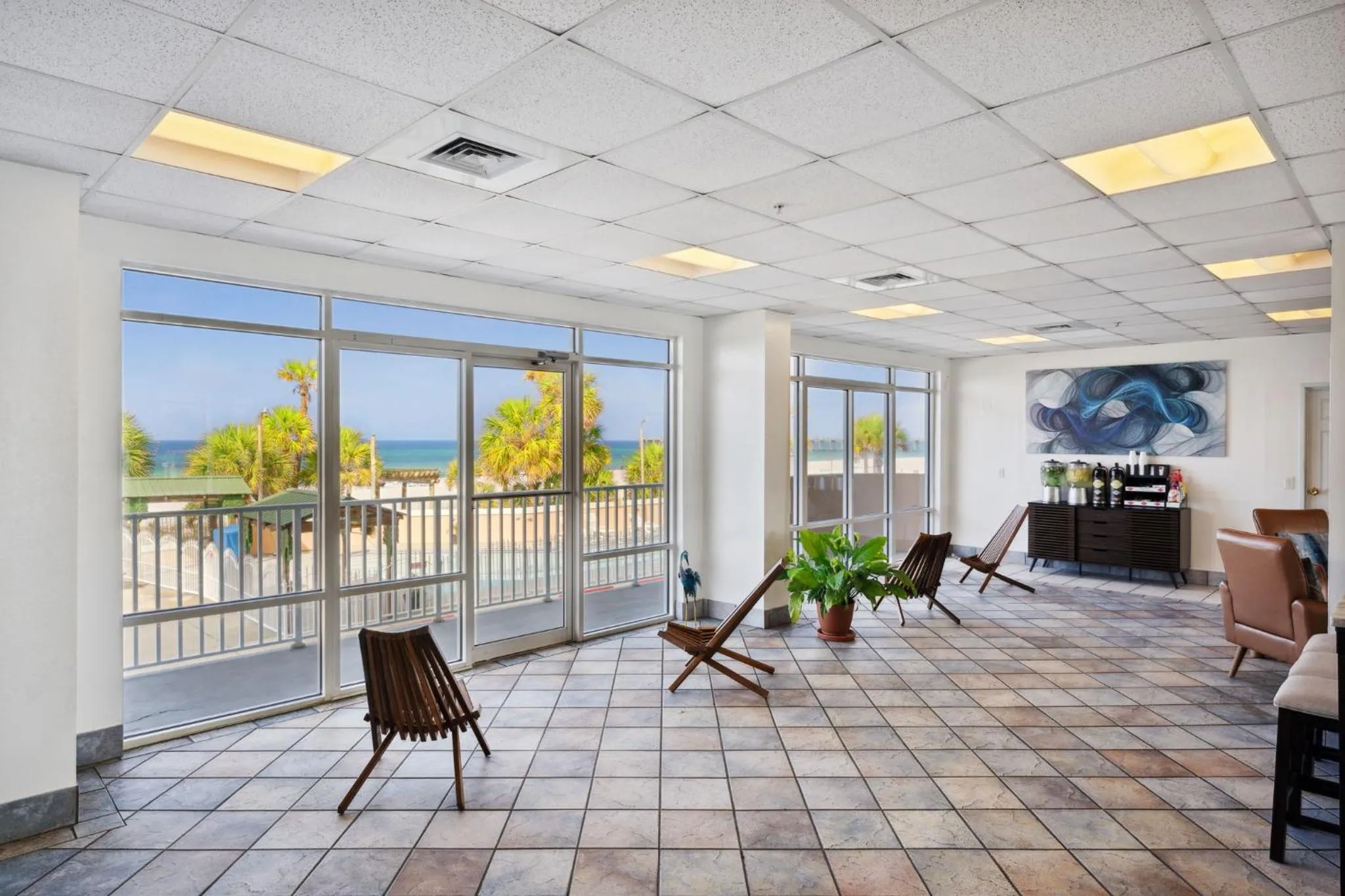 Lobby or reception in Holiday Terrace Beachfront Hotel, a By The Sea Resort