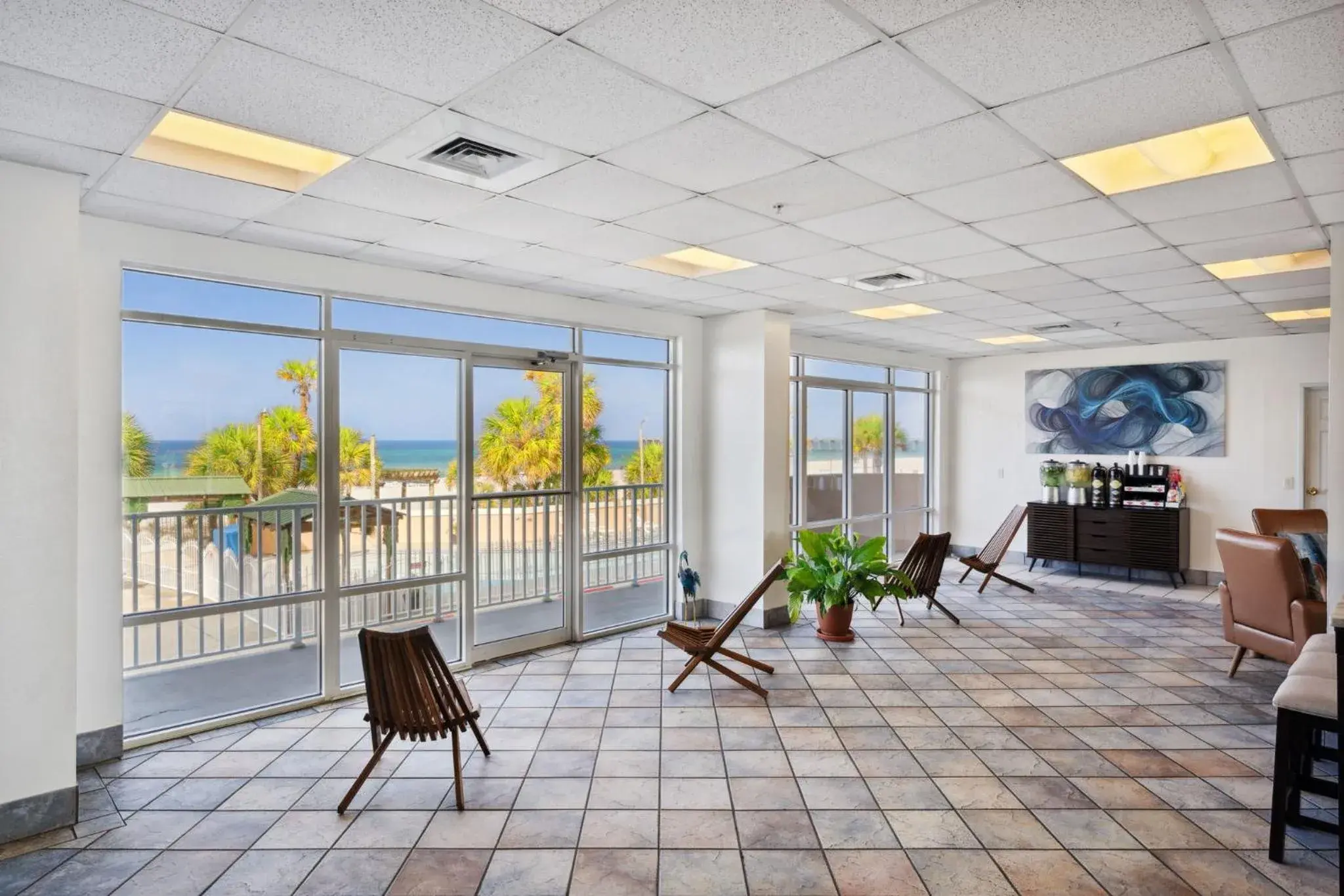 Lobby or reception in Holiday Terrace Beachfront Hotel, a By The Sea Resort Lobby or reception in Holiday Terrace Beachfront Hotel, a By The Sea Resort