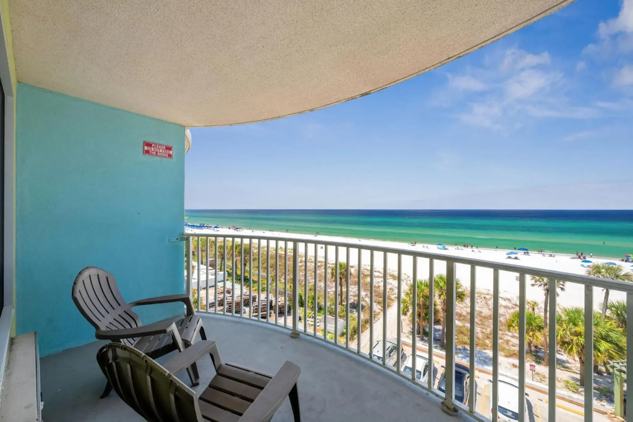 Balcony/Terrace in Holiday Terrace Beachfront Hotel, a By The Sea Resort Balcony/Terrace in Holiday Terrace Beachfront Hotel, a By The Sea Resort