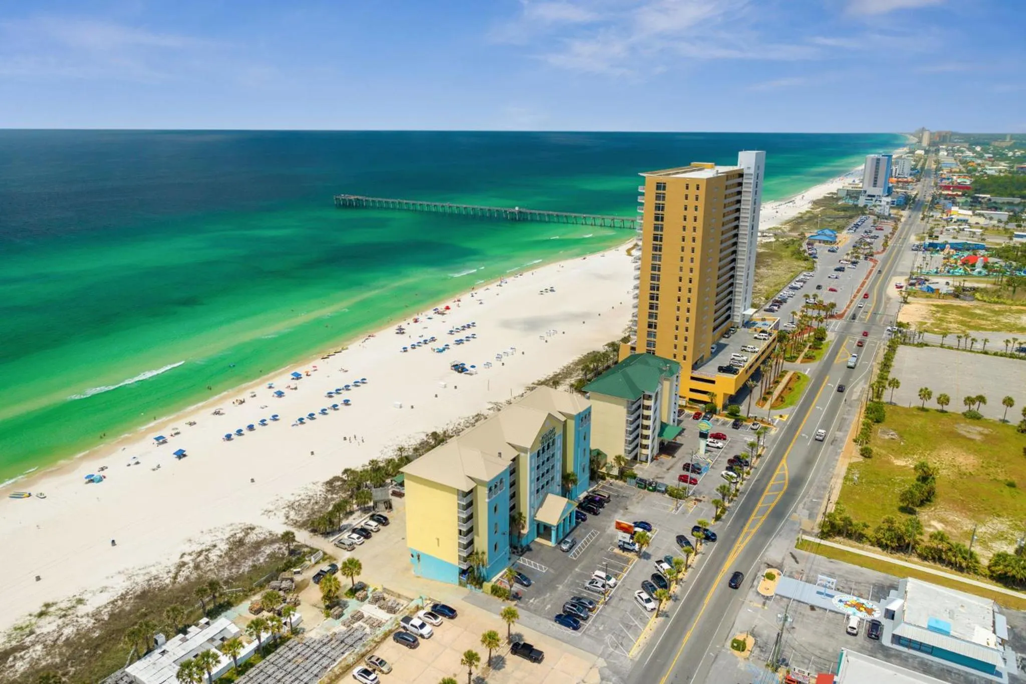 Property building in Holiday Terrace Beachfront Hotel, a By The Sea Resort