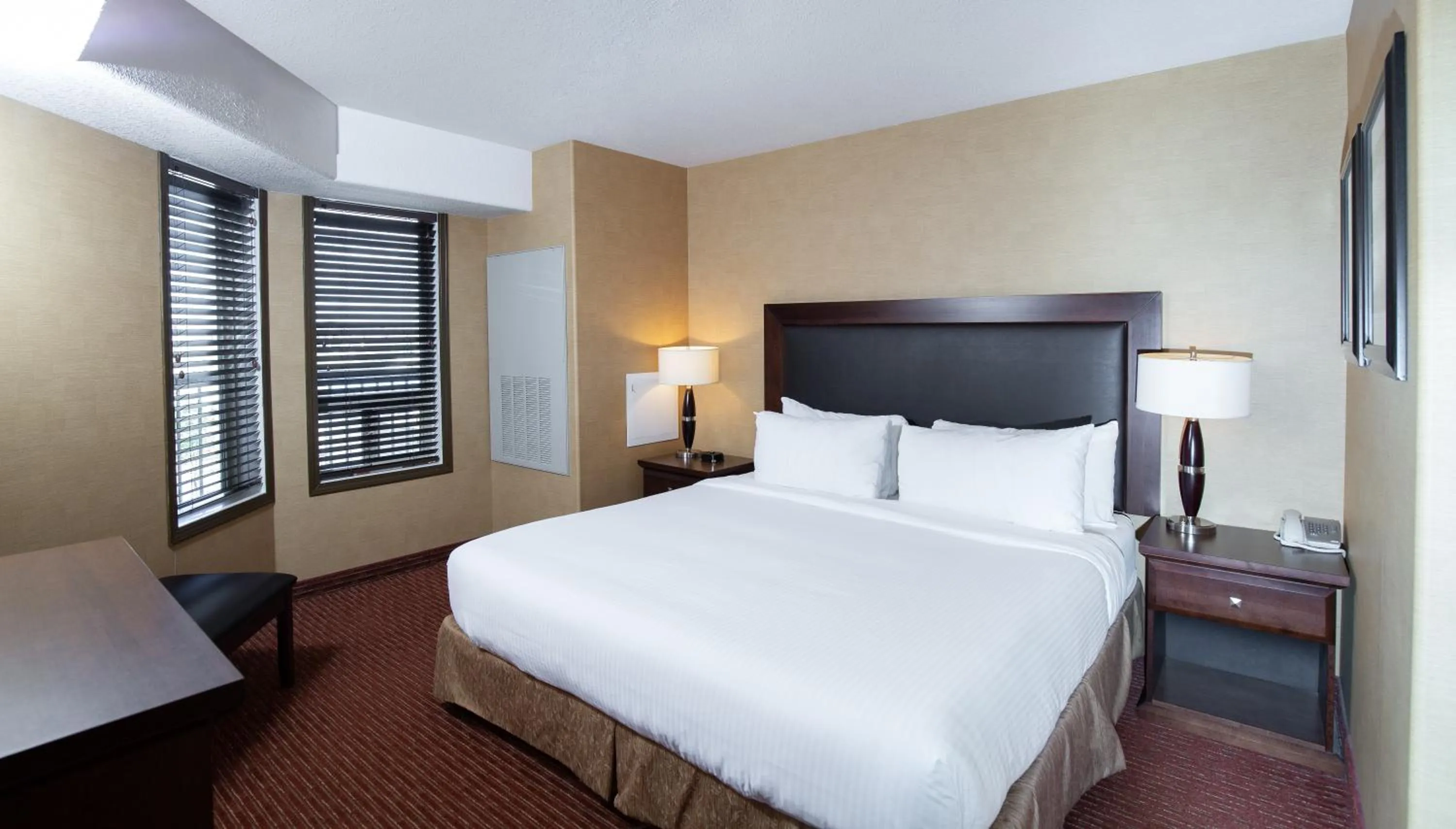 Bed in Pomeroy Hotel Fort St. John