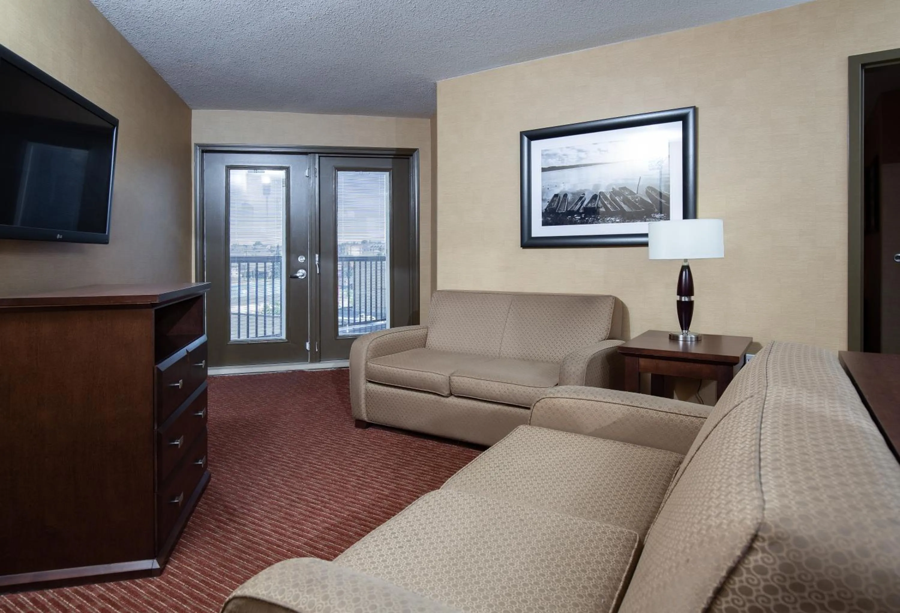 Living room in Pomeroy Hotel Fort St. John