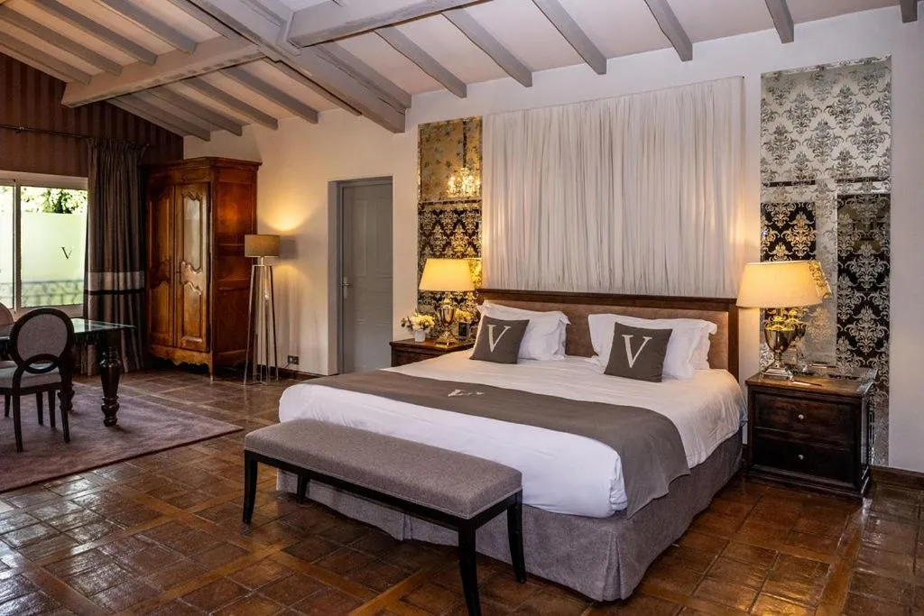 Bedroom, Bed in Le Vallon de Valrugues Hotel Spa & Villas