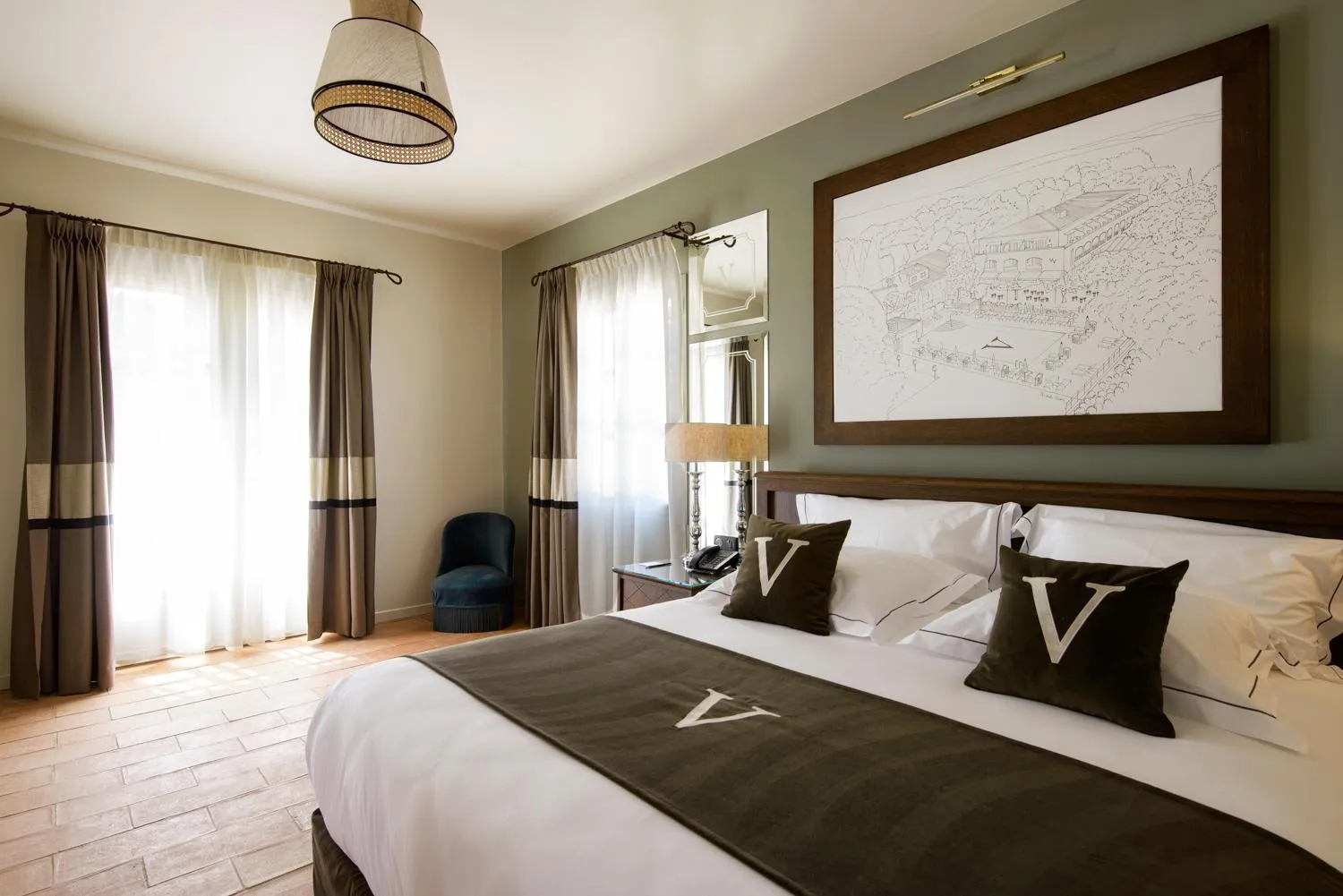 Bedroom, Bed in Le Vallon de Valrugues Hotel Spa & Villas