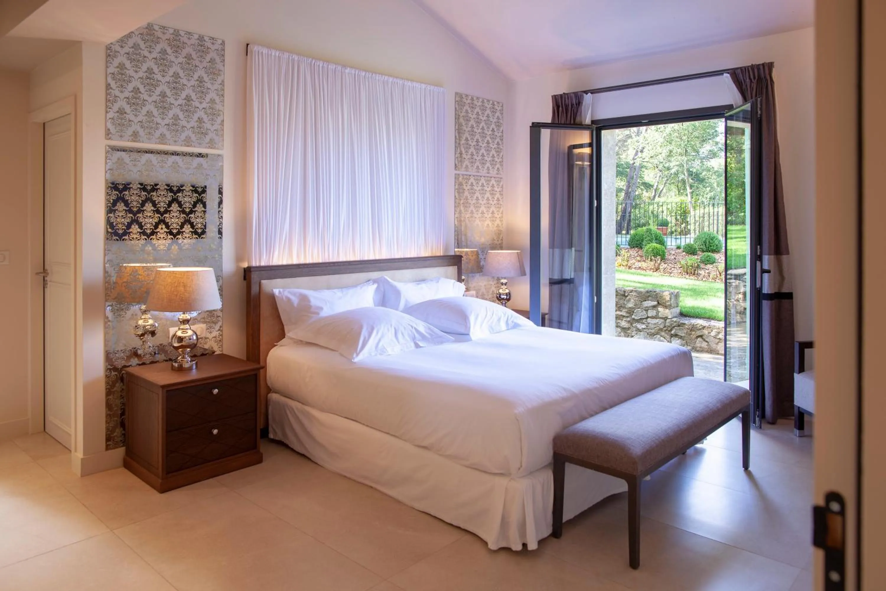 Photo of the whole room, Bed in Le Vallon de Valrugues Hotel Spa & Villas