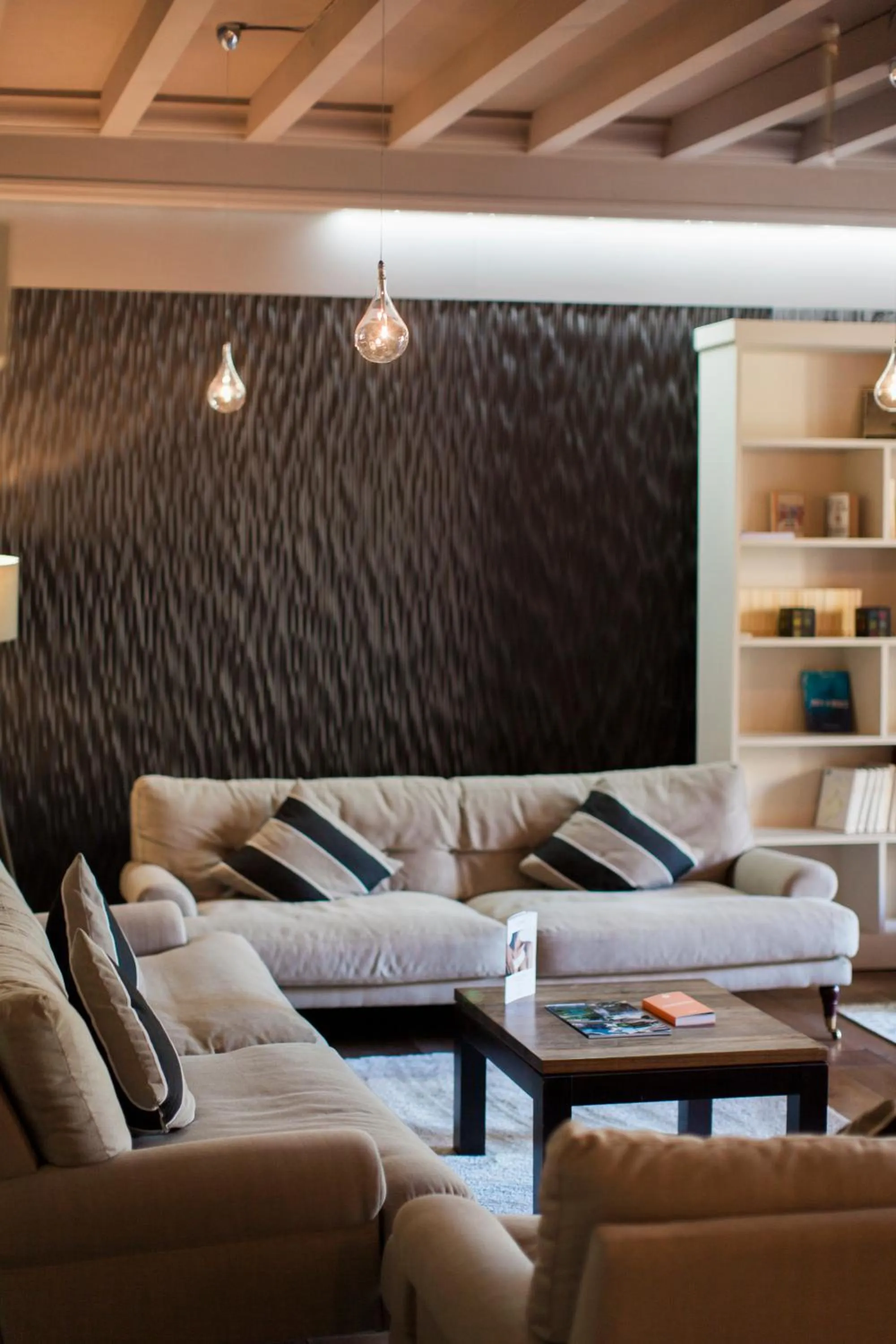 Communal lounge/ TV room in Le Vallon de Valrugues Hotel Spa & Villas