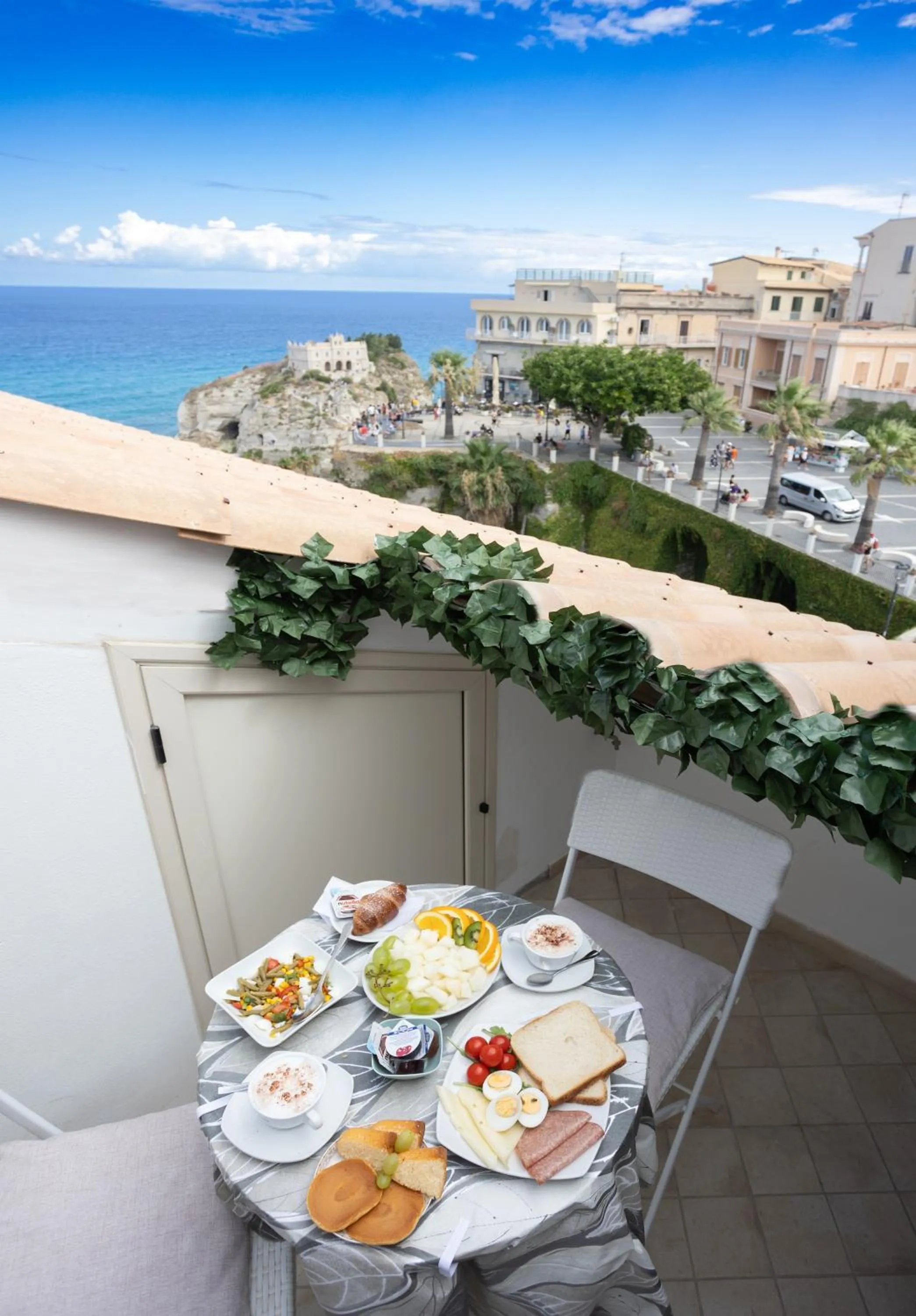 Patio in B&B Island Vista mare