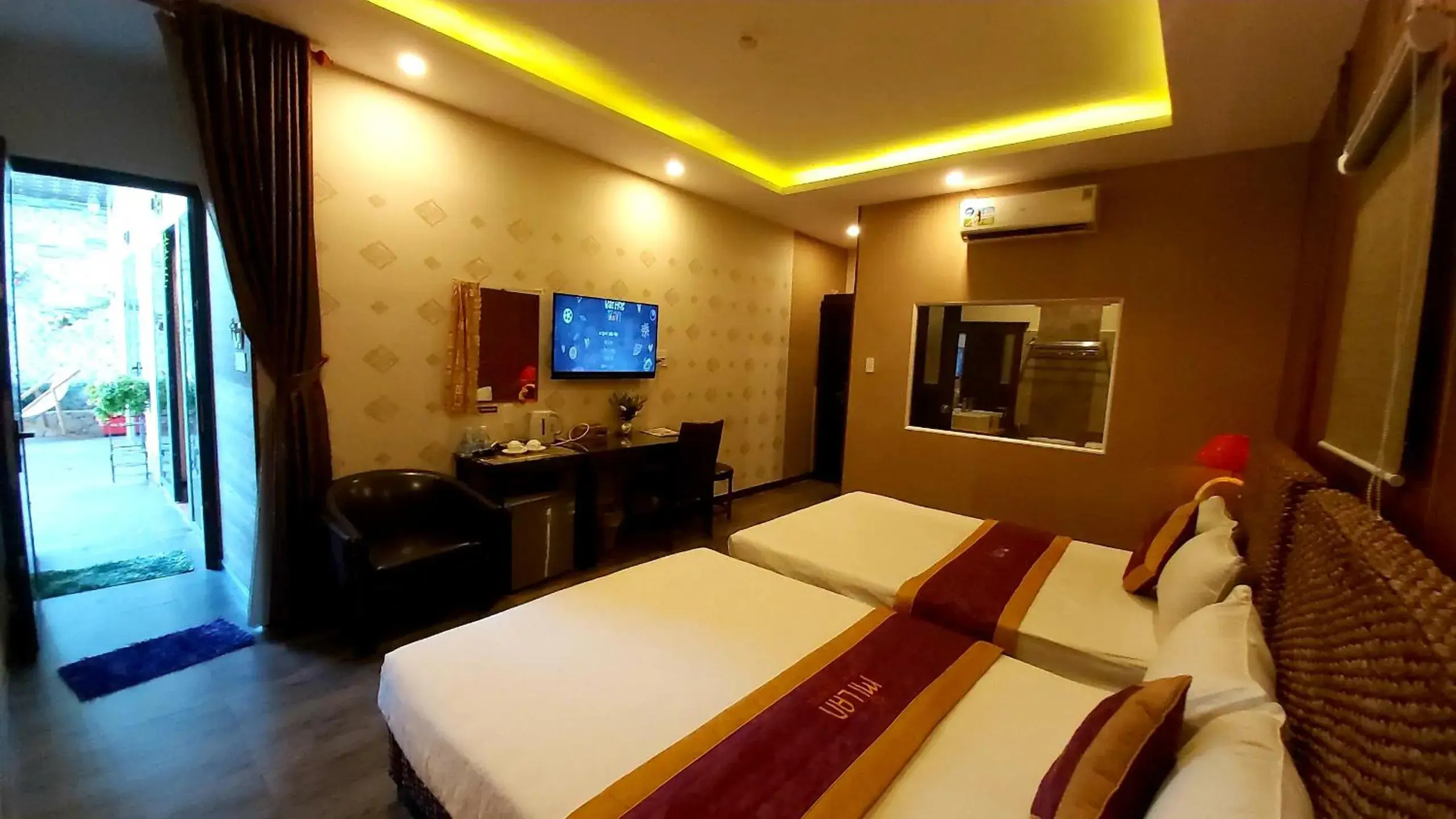 Twin Room in Mi Lan Boutique Resort Twin Room in Mi Lan Boutique Resort