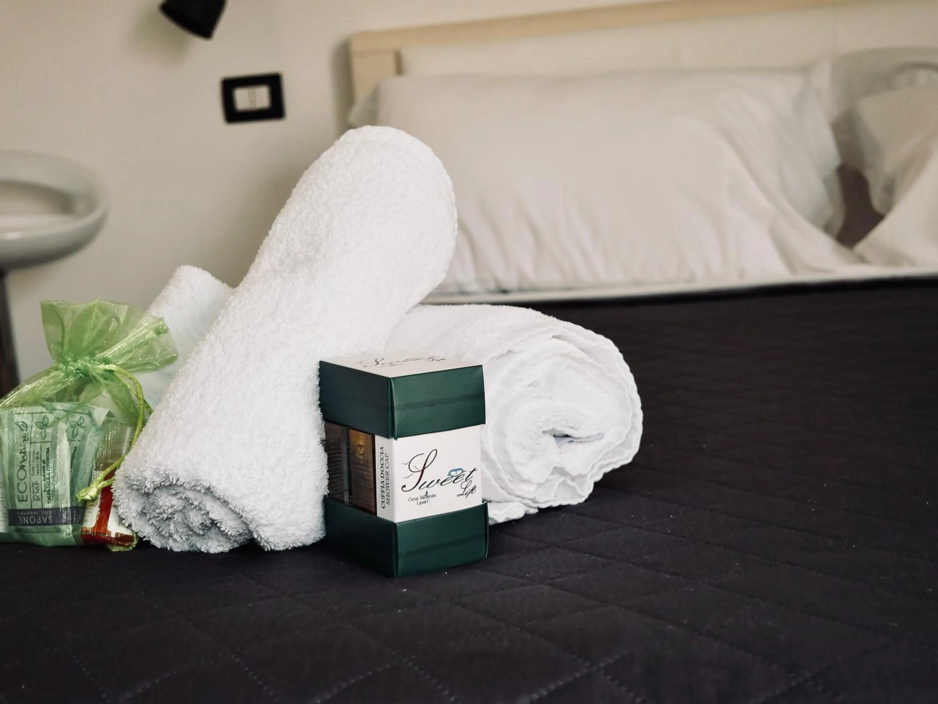 Bed in "Sweet Life" Casa Vacanze