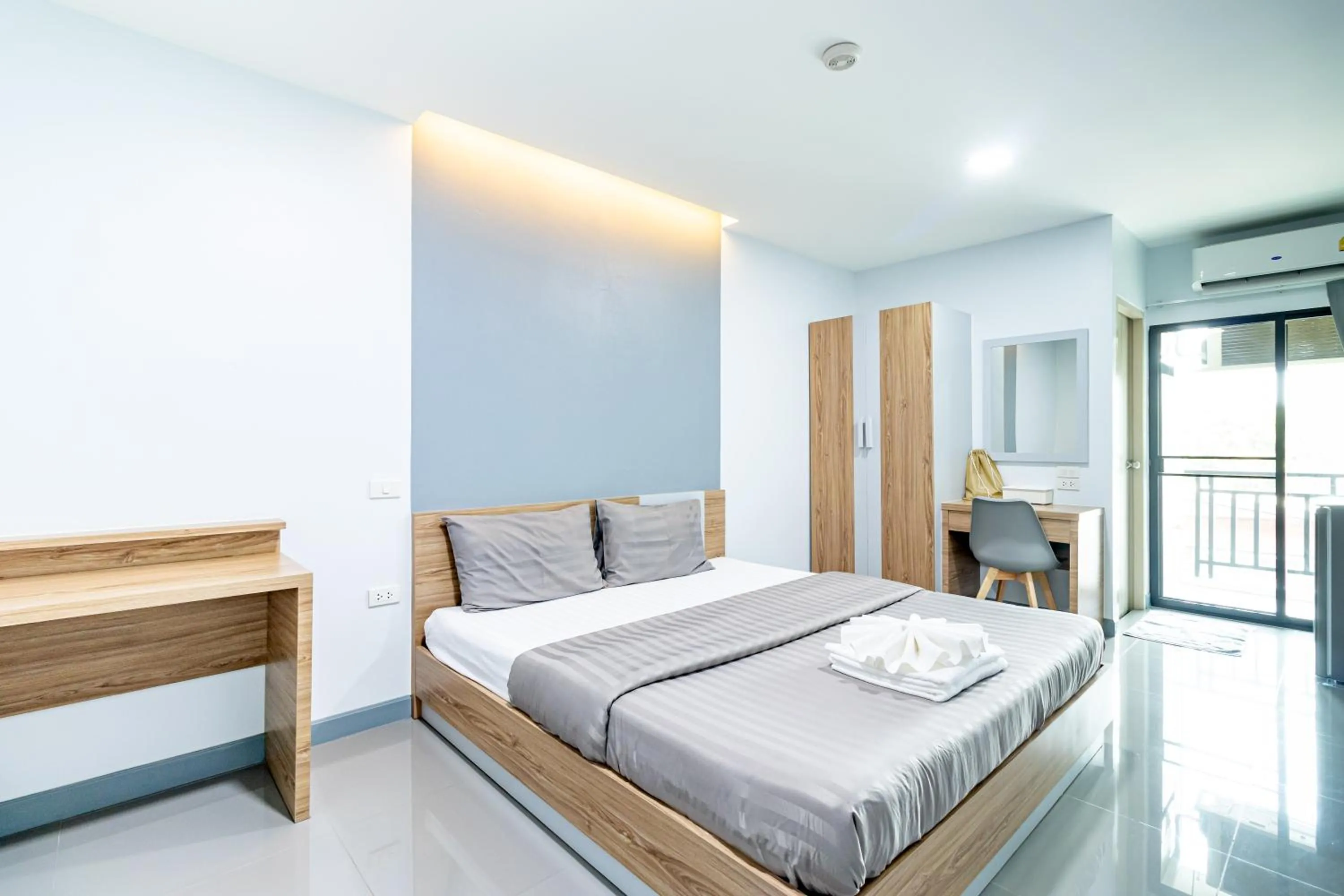 Bed in BeWish Residence Bangphlat