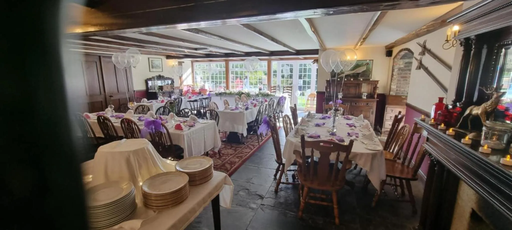 Dining area in Great Trethew Hotel - Self Catering Lodges - Bar & Restaurant