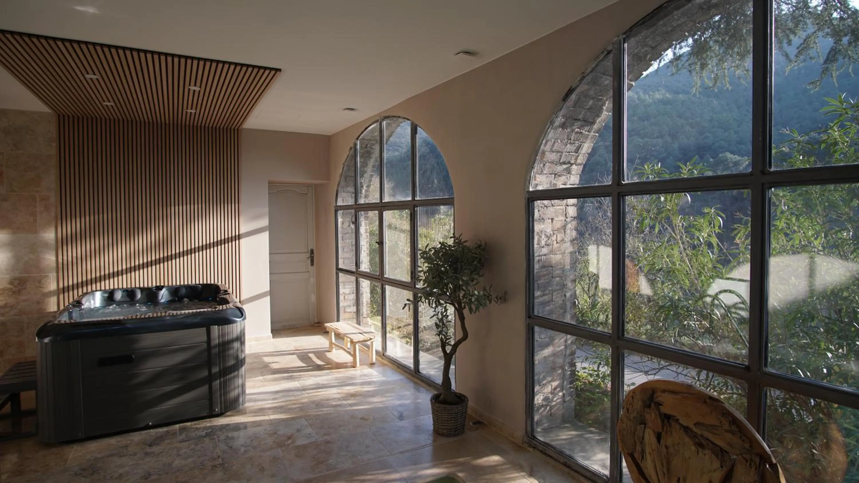 Spa and wellness centre/facilities in Le Mas Fraissinet