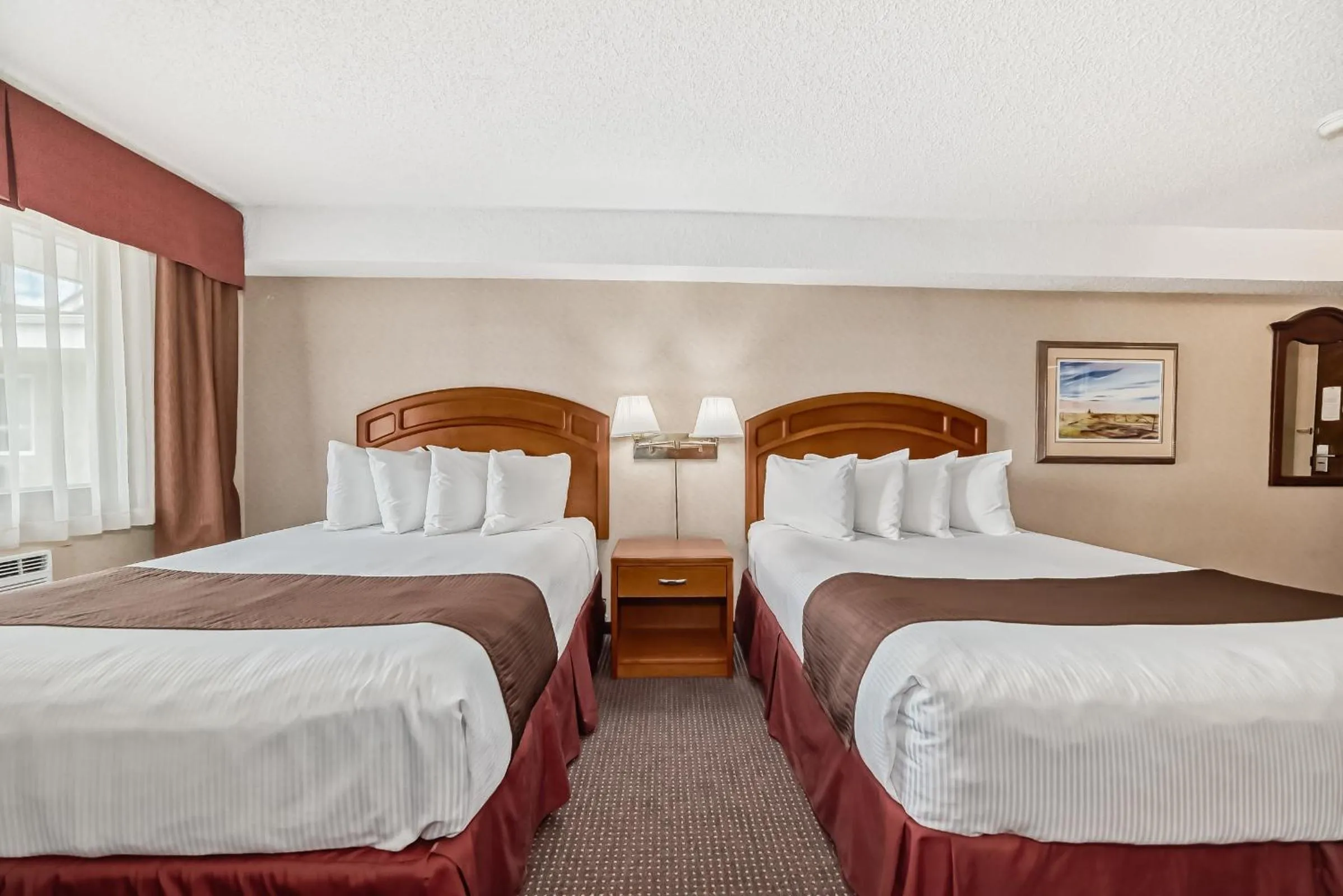 Bedroom, Bed in Stony Plain Inn & Suites