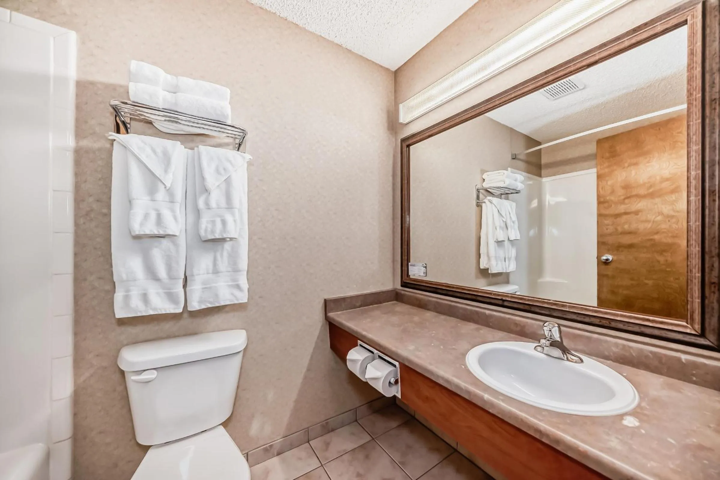 Bathroom in Stony Plain Inn & Suites