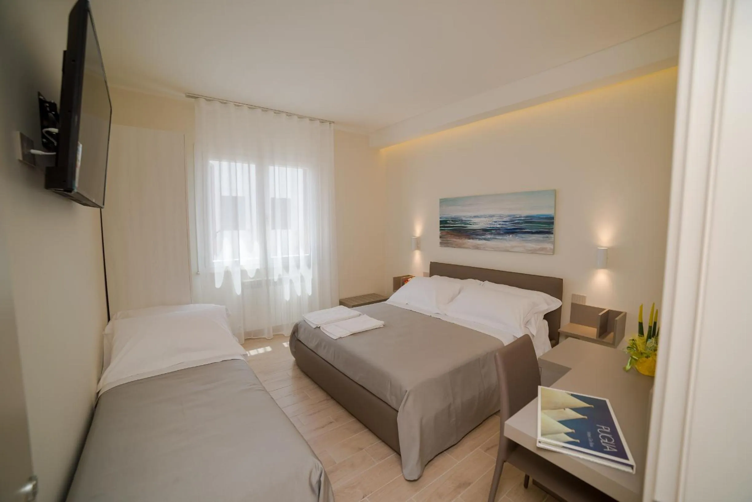 TV and multimedia, Bed in kamilia guestrooms