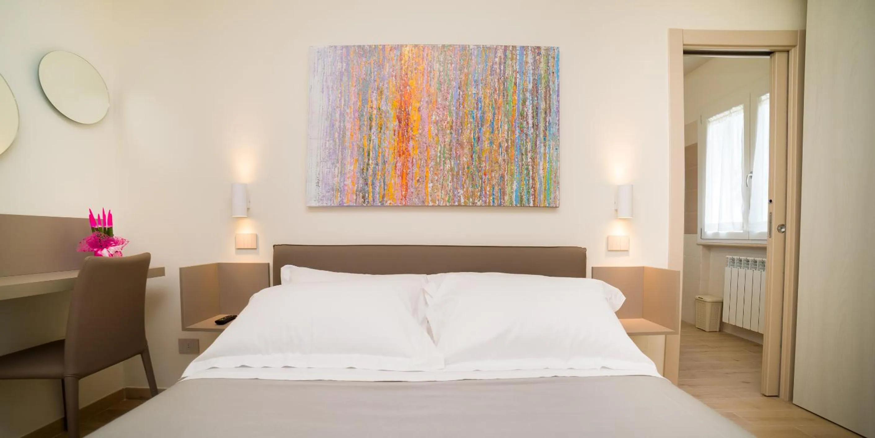 Bed in kamilia guestrooms