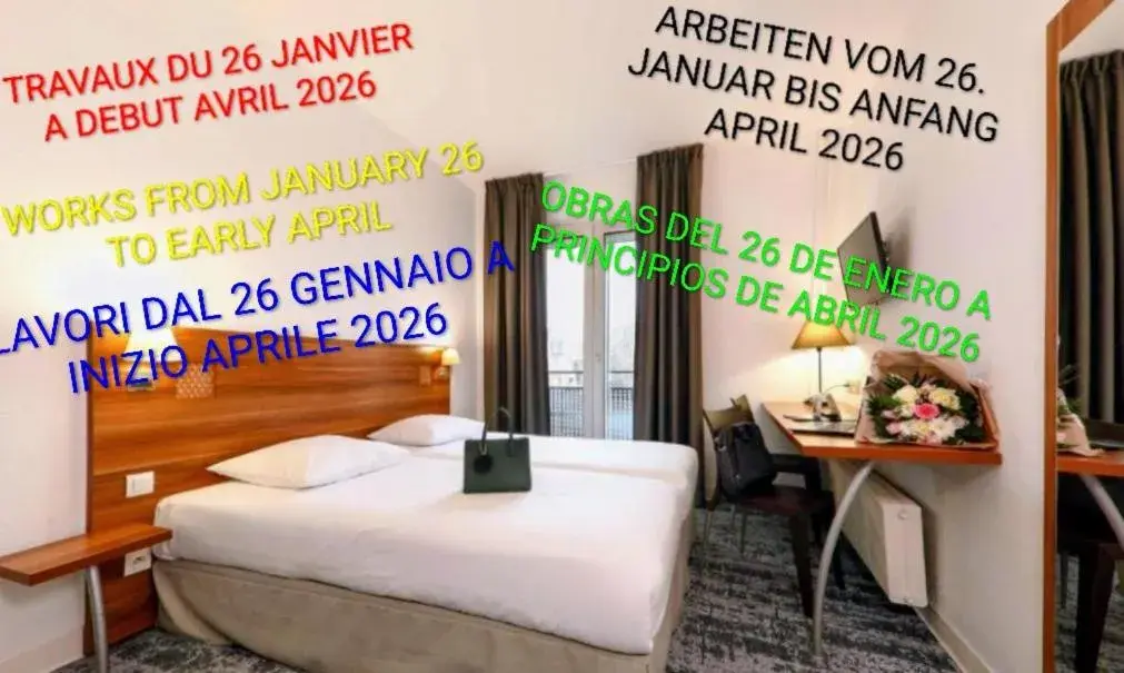 Property building, Bed in The Originals City, Hôtel Colmar Gare Property building, Bed in The Originals City, Hôtel Colmar Gare