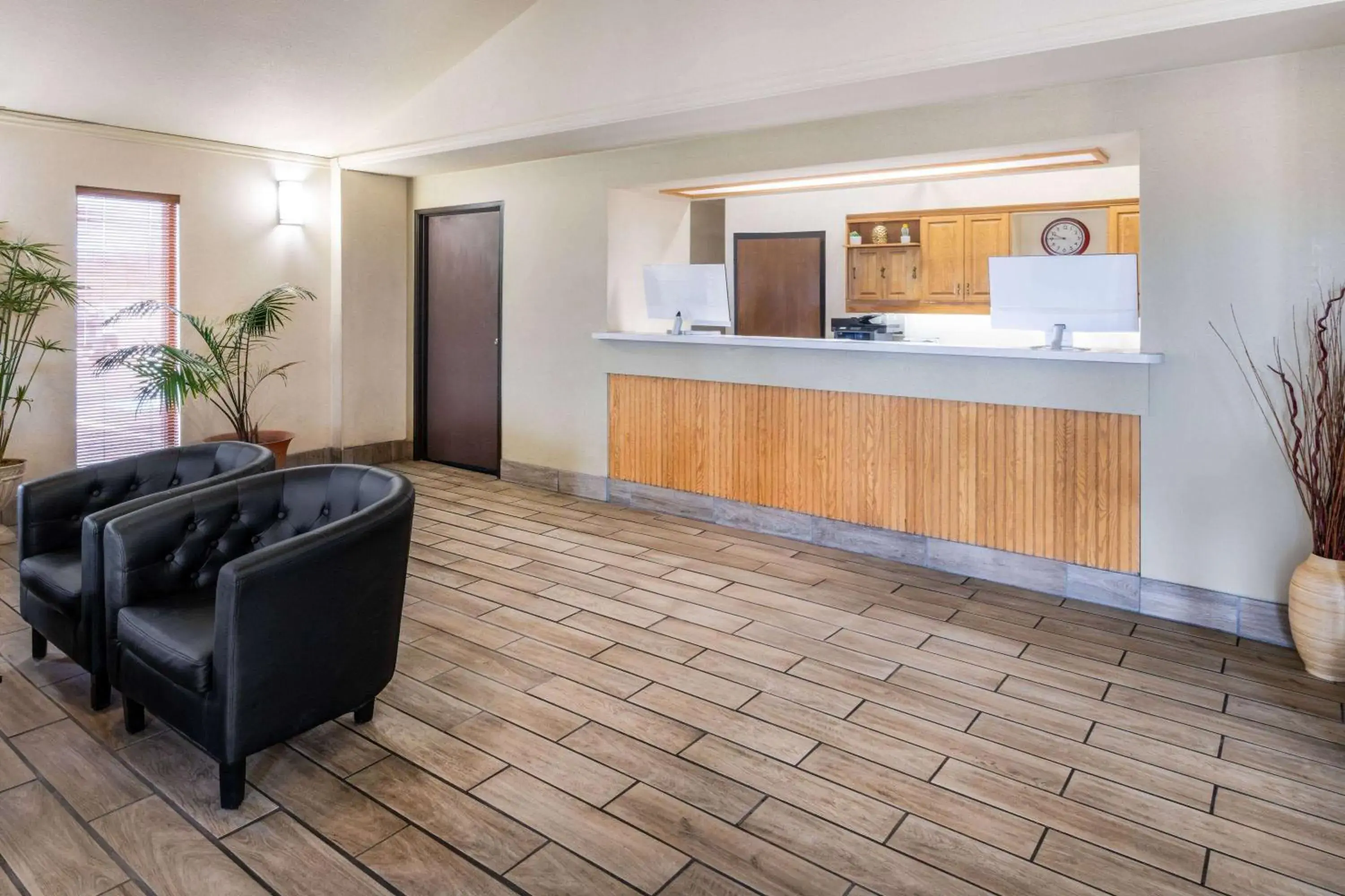 Lobby or reception in Super 8 by Wyndham Cheyenne WY Lobby or reception in Super 8 by Wyndham Cheyenne WY