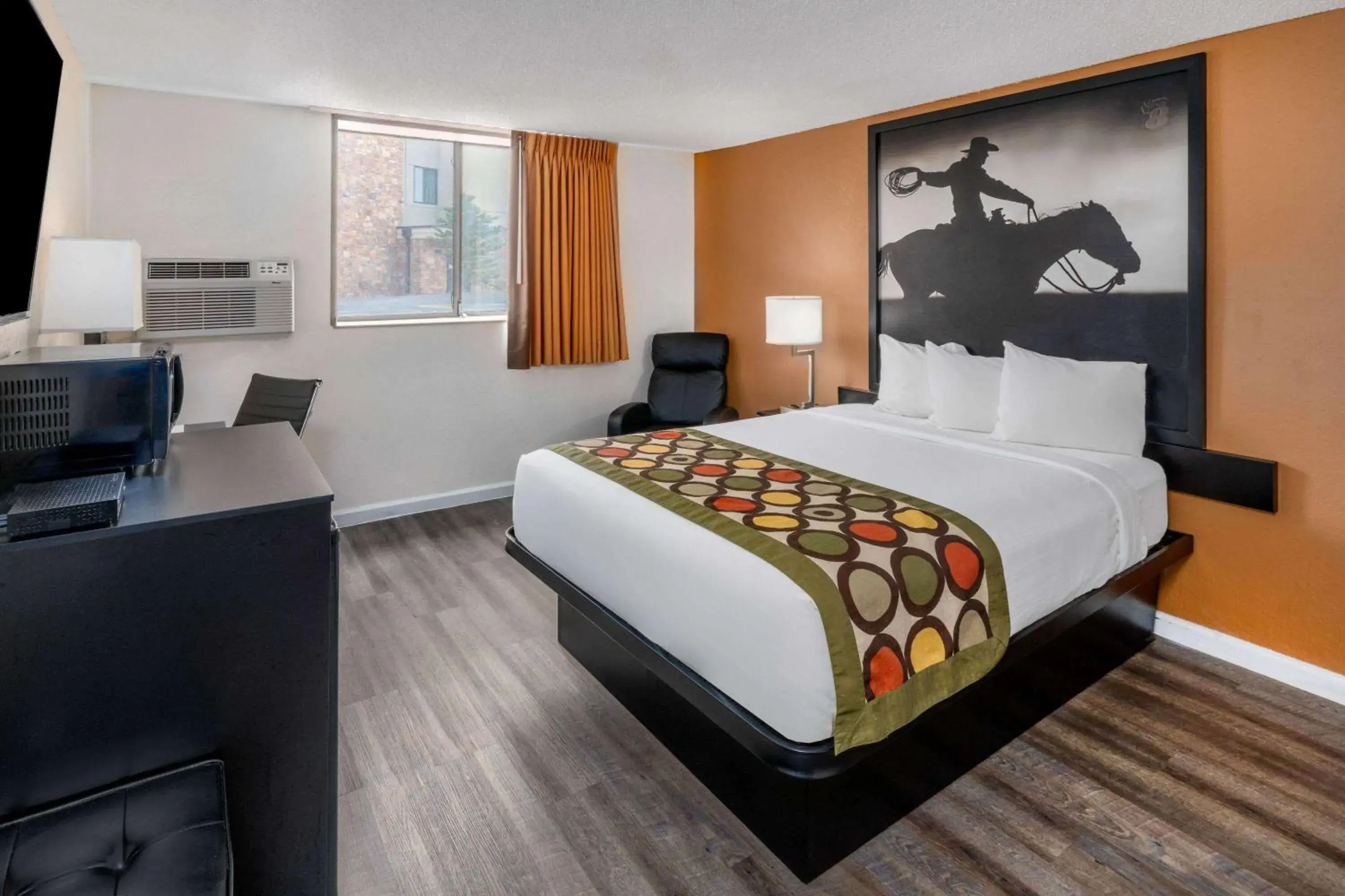 Photo of the whole room, Bed in Super 8 by Wyndham Cheyenne WY Photo of the whole room, Bed in Super 8 by Wyndham Cheyenne WY