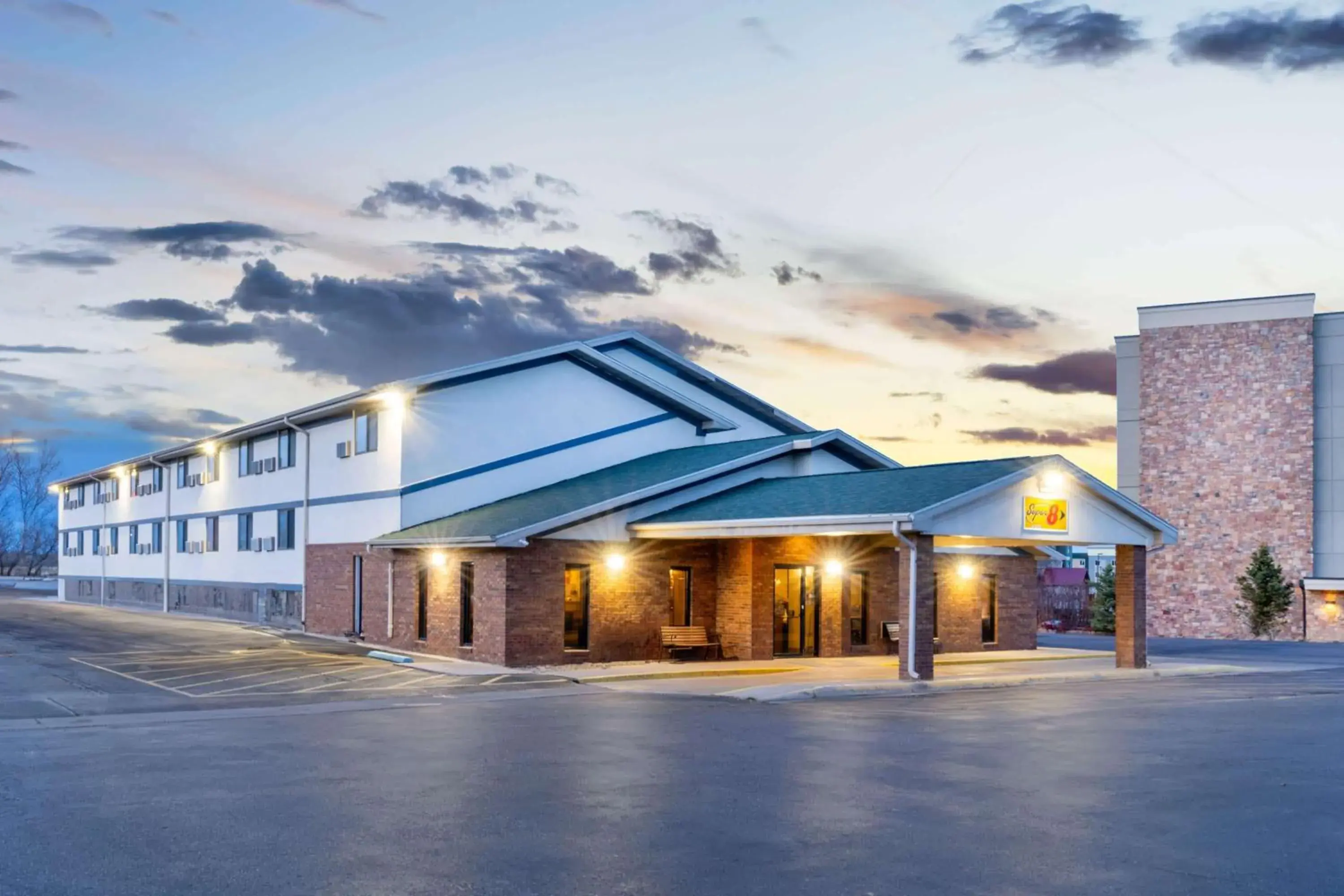 Property building in Super 8 by Wyndham Cheyenne WY Property building in Super 8 by Wyndham Cheyenne WY