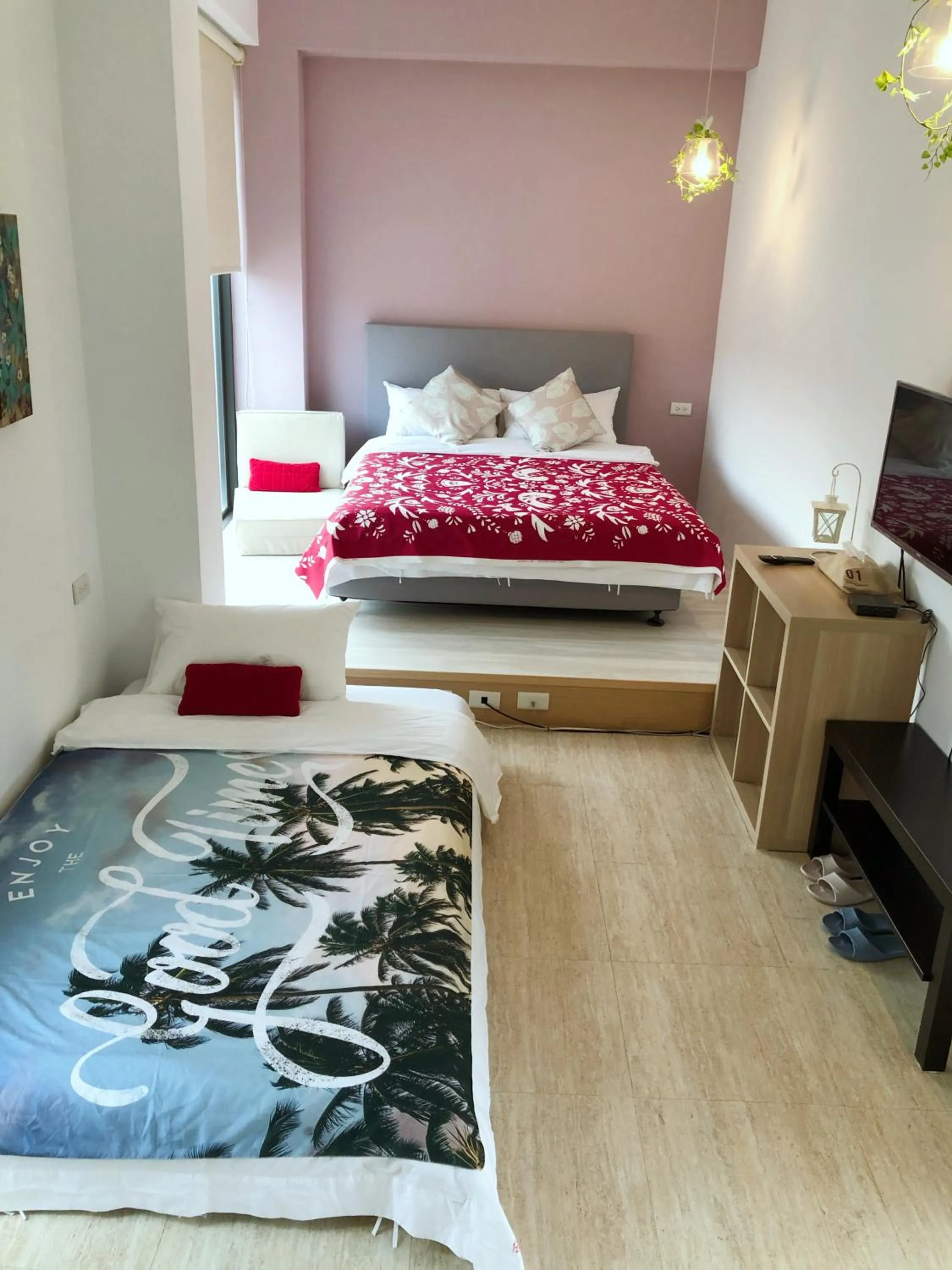 Bed in 依山村驛Yishan Village